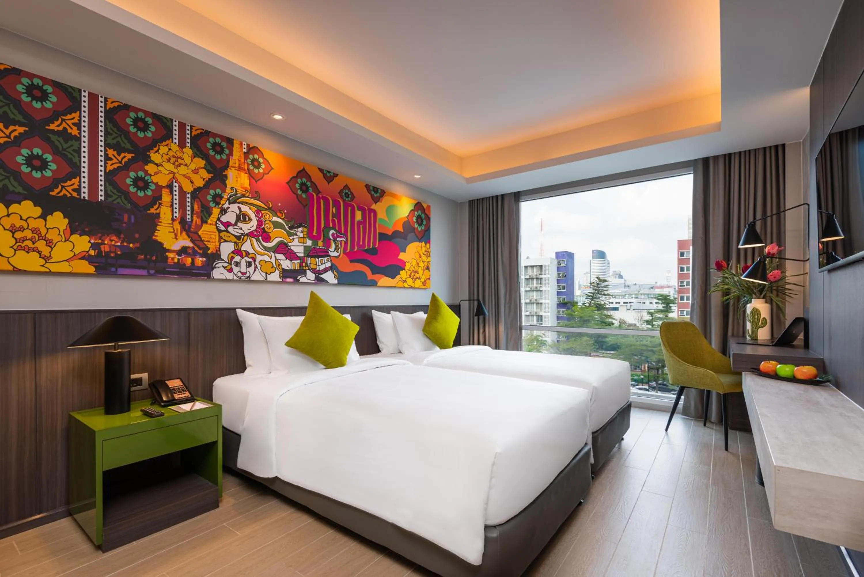 Bed in Maitria Hotel Rama 9 Bangkok - A Chatrium Collection