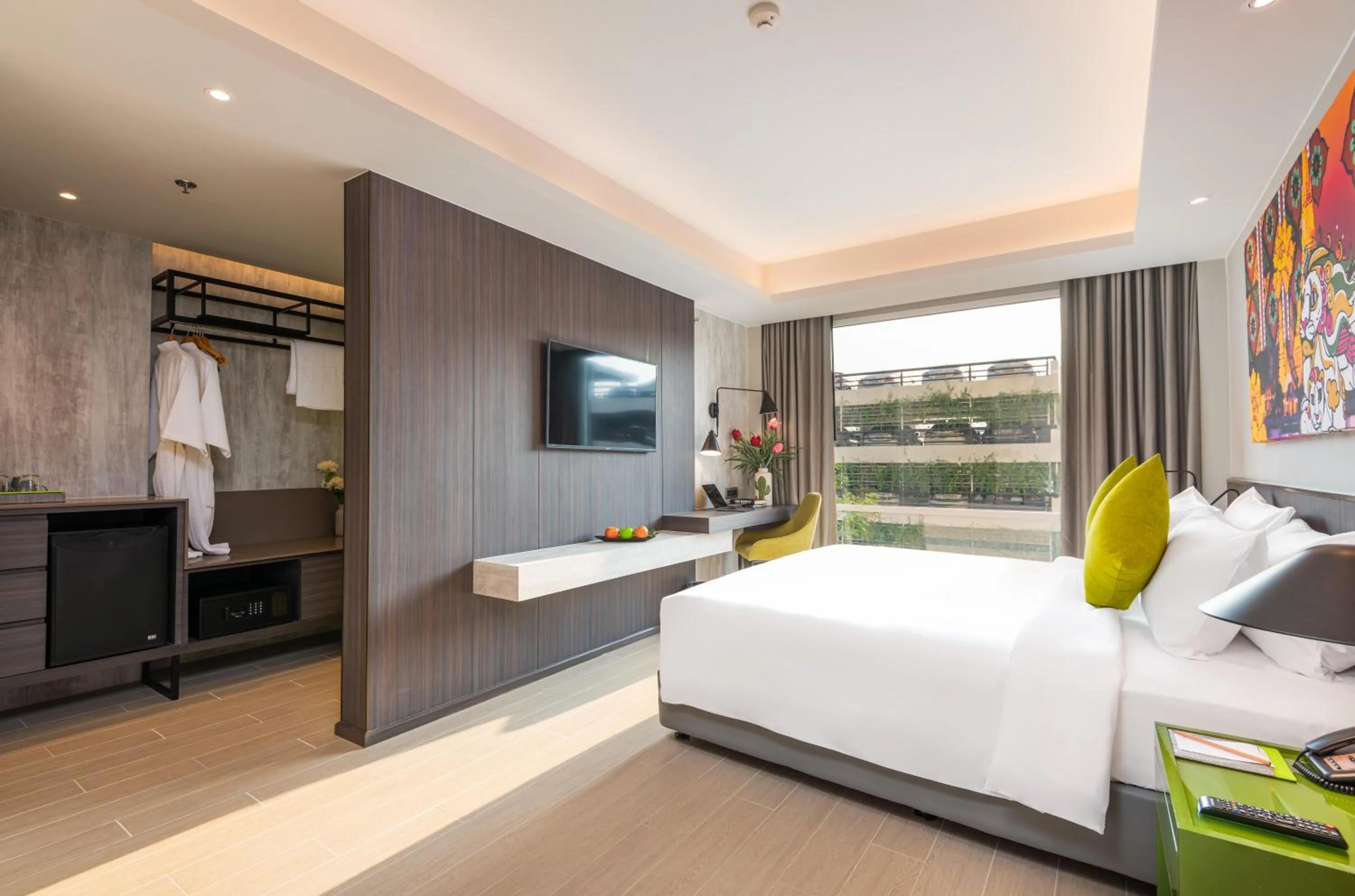 Bed in Maitria Hotel Rama 9 Bangkok - A Chatrium Collection