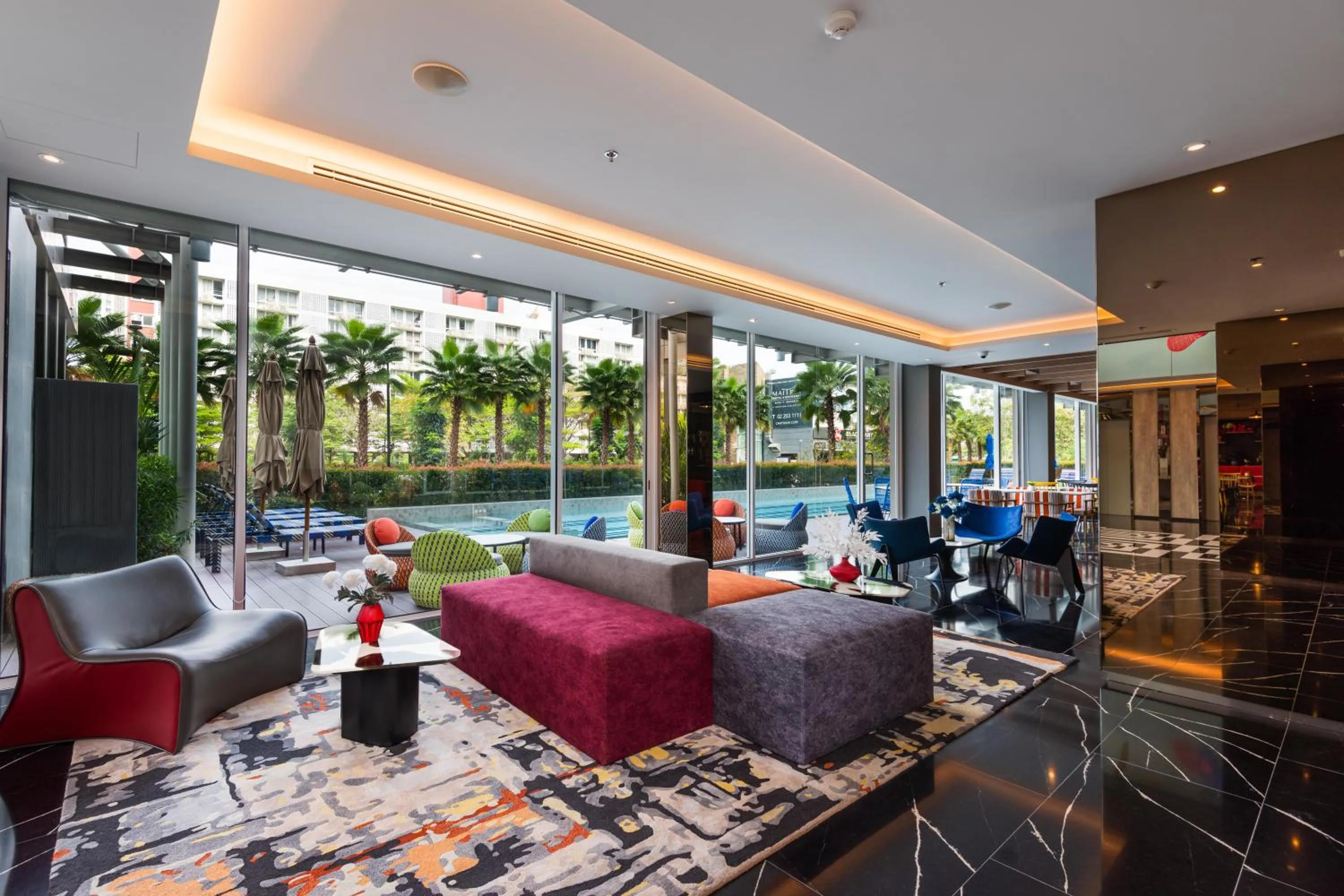 Lobby or reception in Maitria Hotel Rama 9 Bangkok - A Chatrium Collection