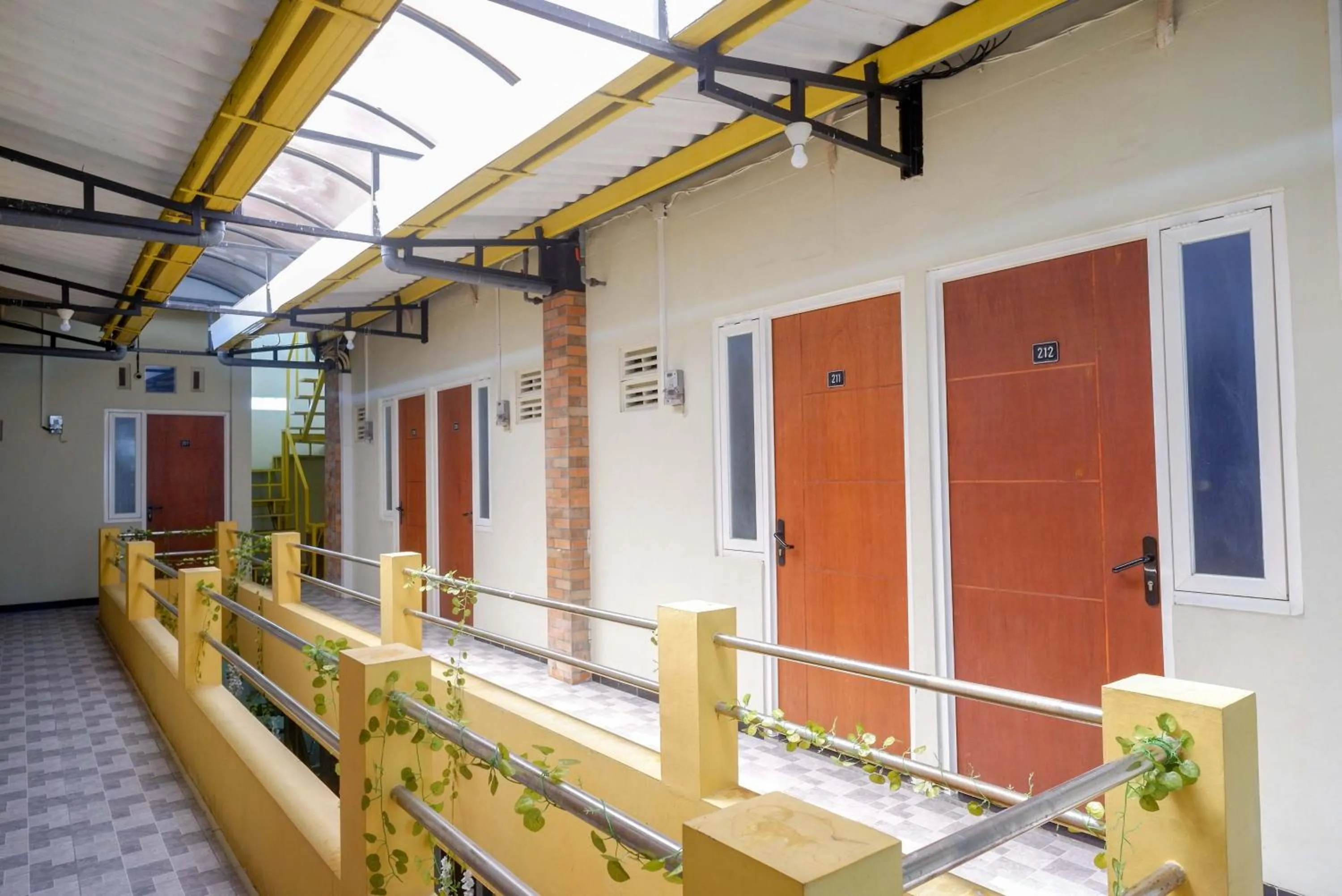 Balcony/Terrace in RedDoorz near Bandara Ahmad Yani Semarang