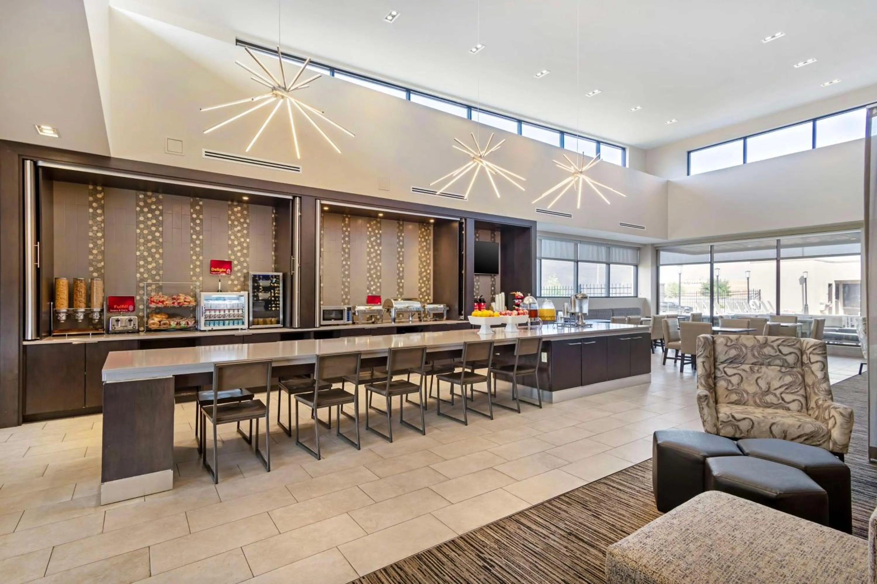 Breakfast in Best Western Plus Executive Residency Rigby's Water World Hotel