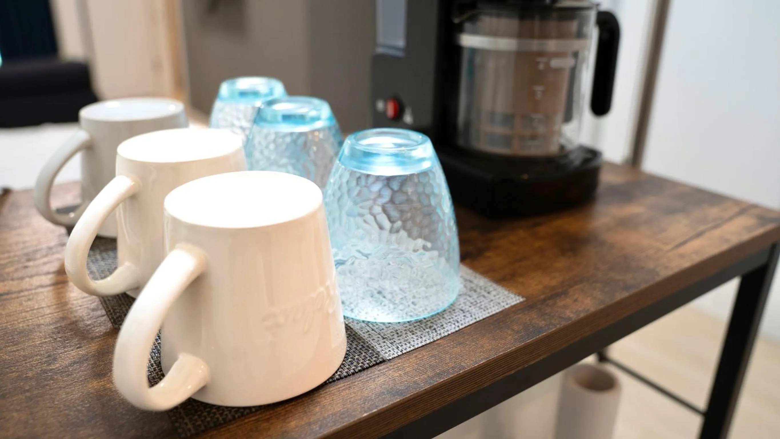 Coffee/tea facilities in Hotel Southern Suite Kugai