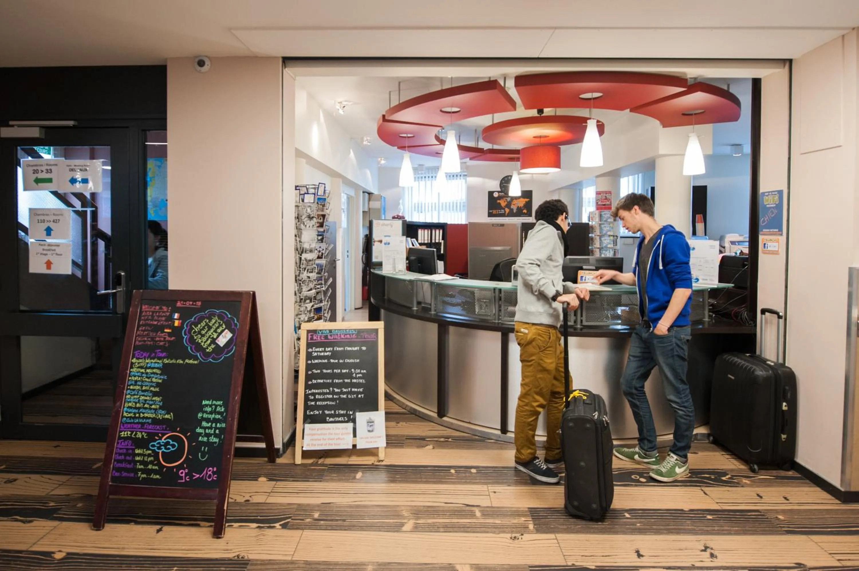 People in HI Brussels Jacques Brel Hostel