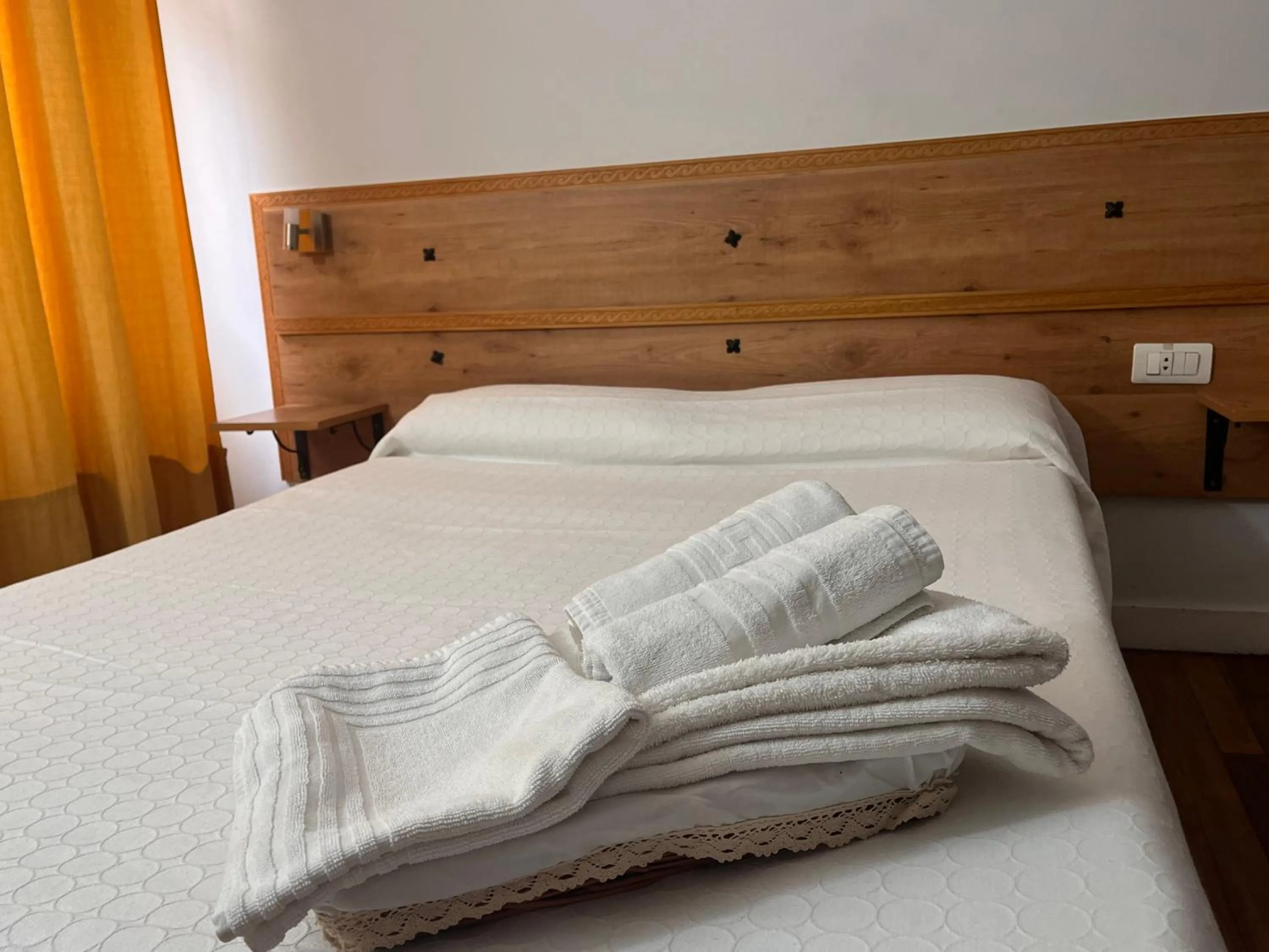 Bed in Hotel Boliña