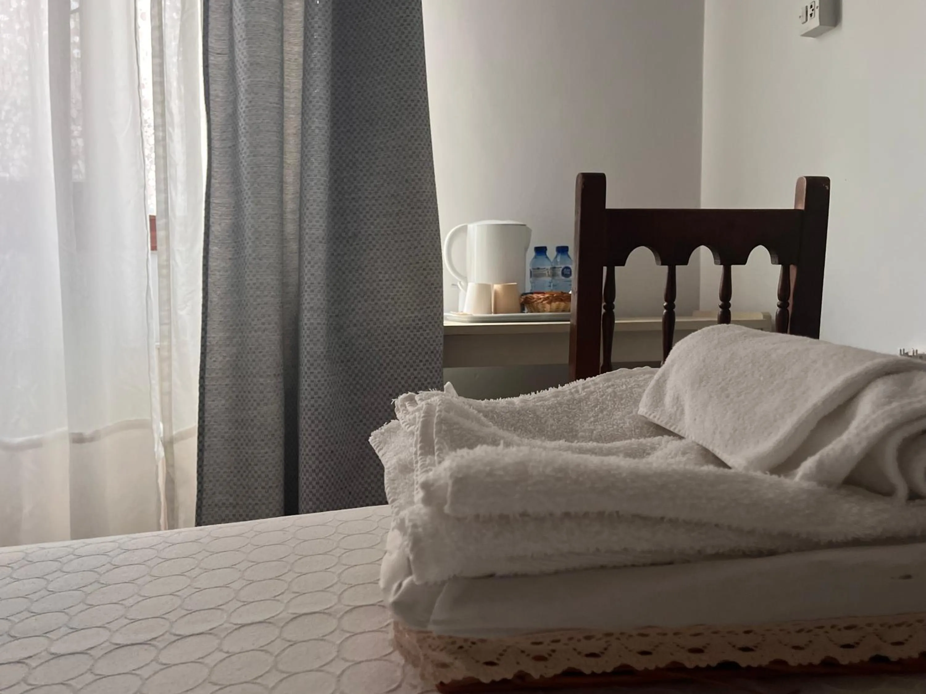 Bed in Hotel Boliña