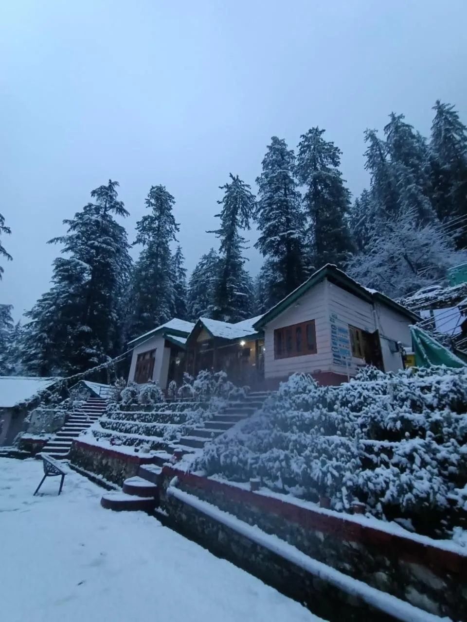 View (from property/room) in Parvati Kuteer riverside resort