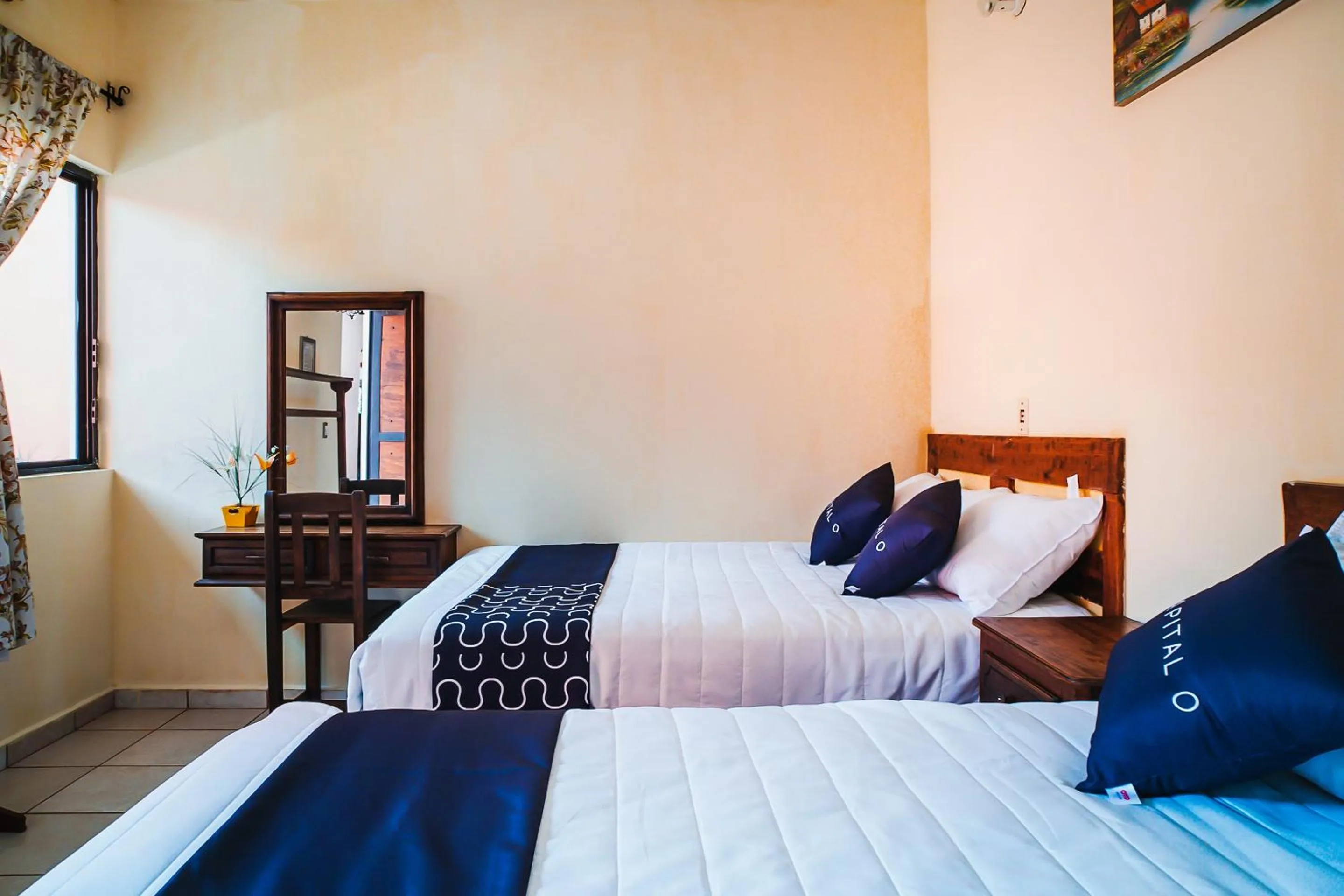 Bed in Capital O Hotel Aurora, Tuxtla Gutiérrez