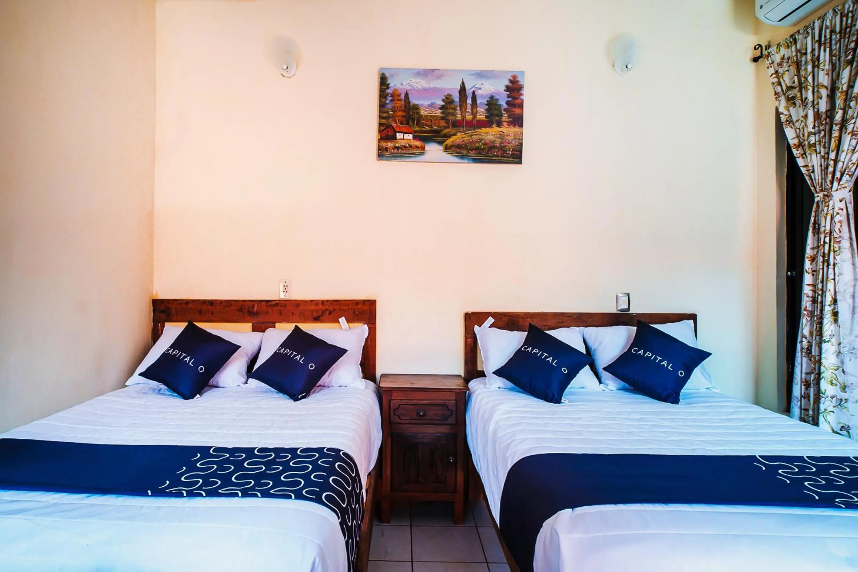 Bed in Capital O Hotel Aurora, Tuxtla Gutiérrez