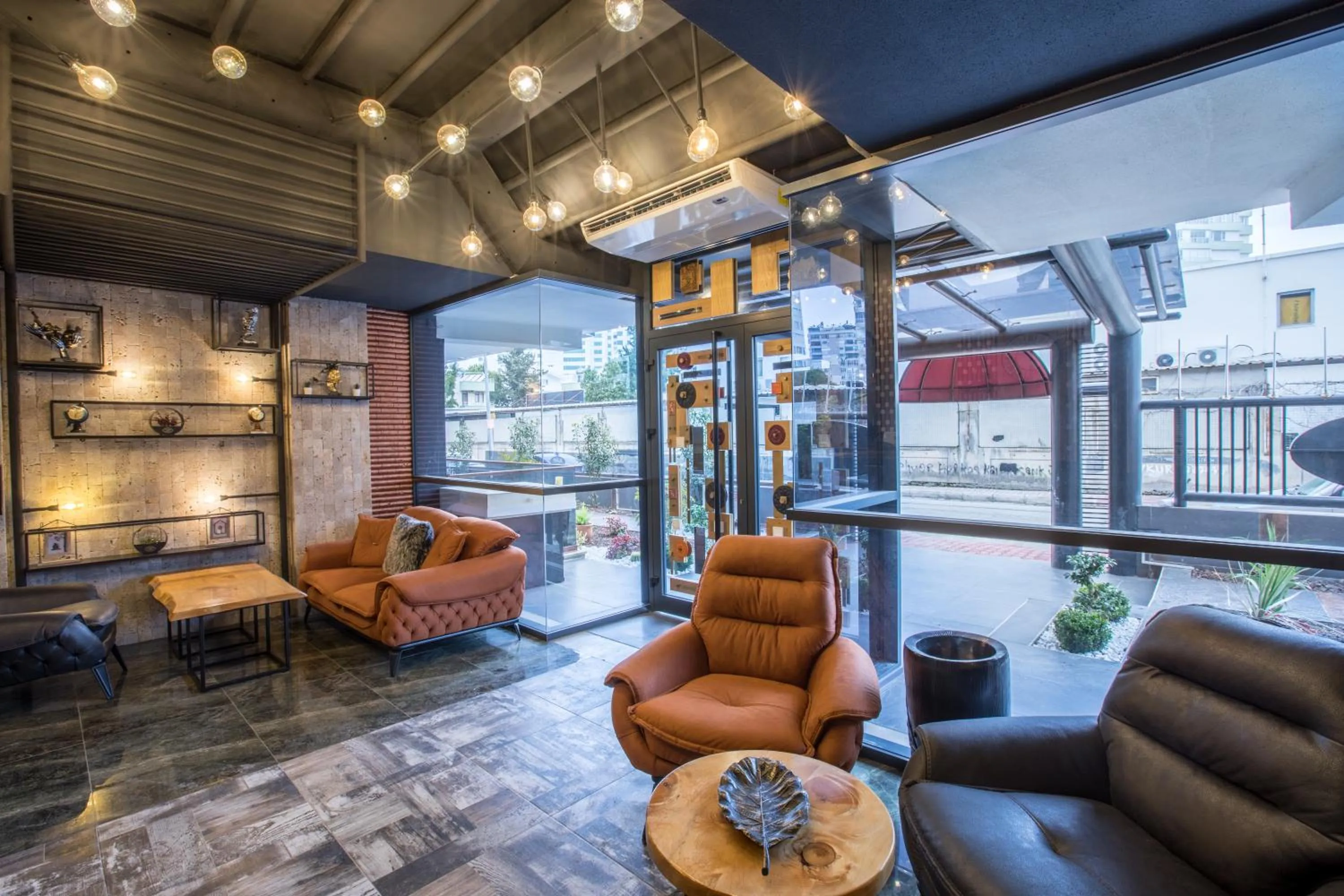 Seating area in Elanis Suites