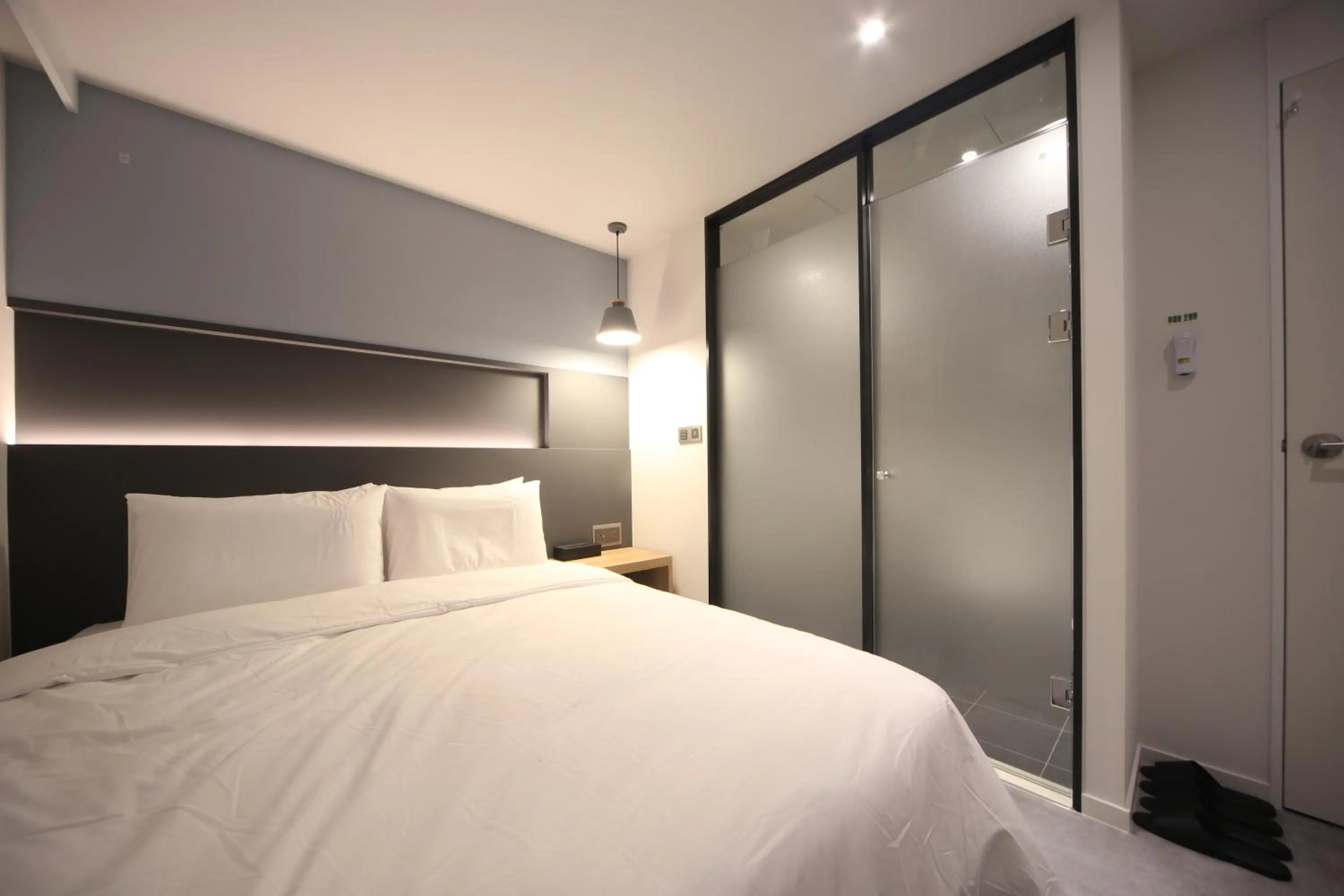 Bed in Hotel Thegrang Daeyeon