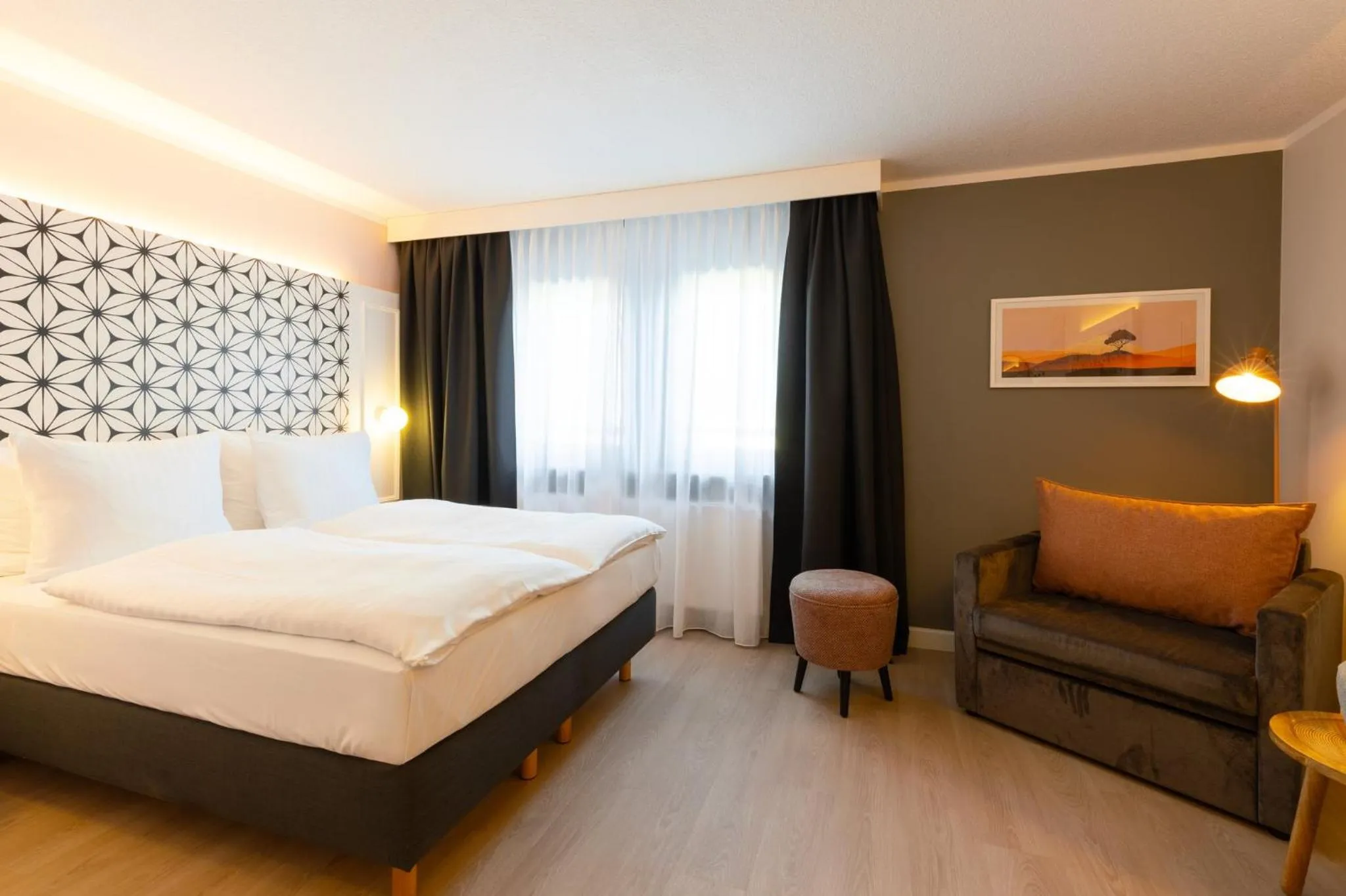 Photo of the whole room, Bed in Garner Hotel Mannheim City by IHG