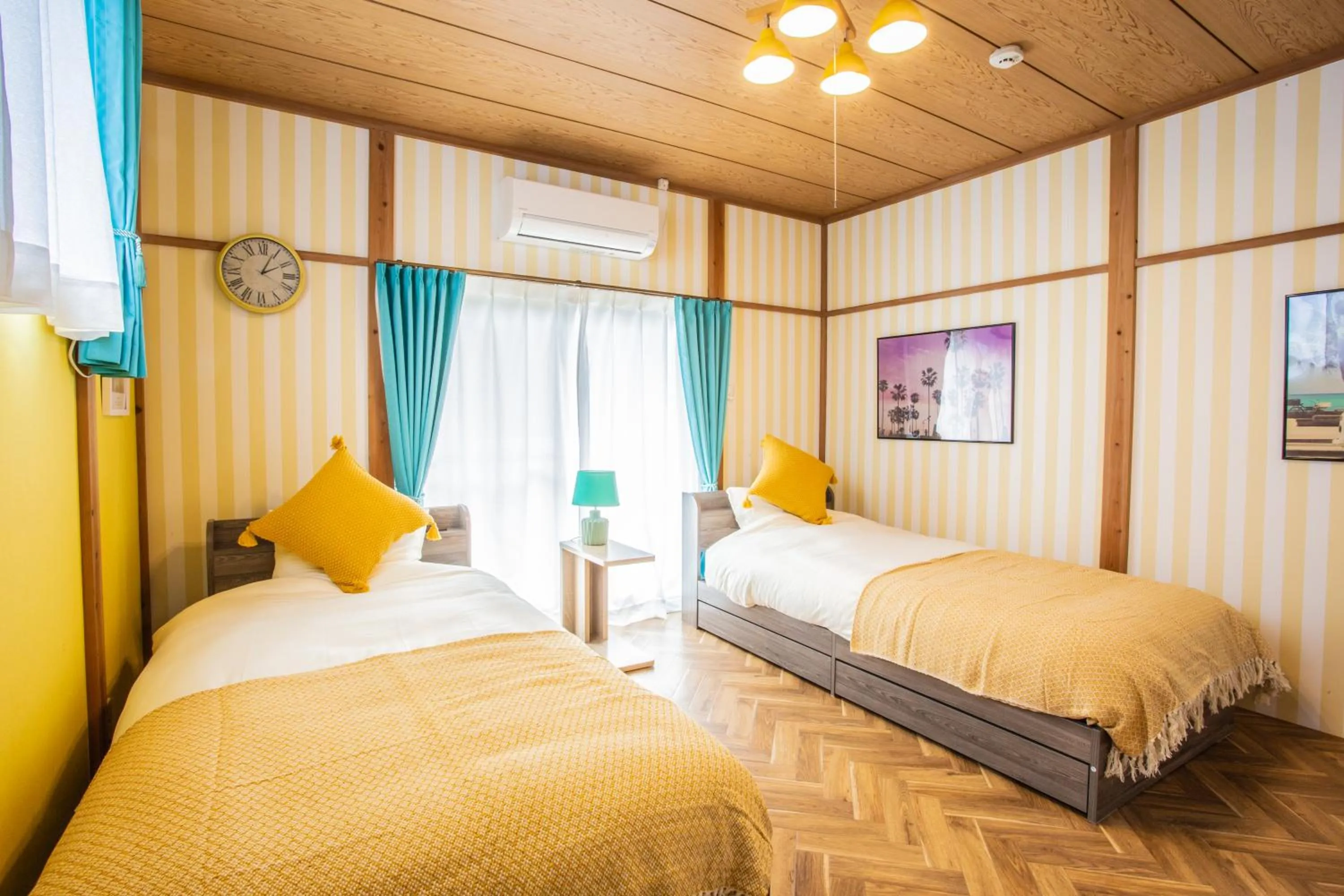 Bed in VILLENT Izukogen Oomuroyama