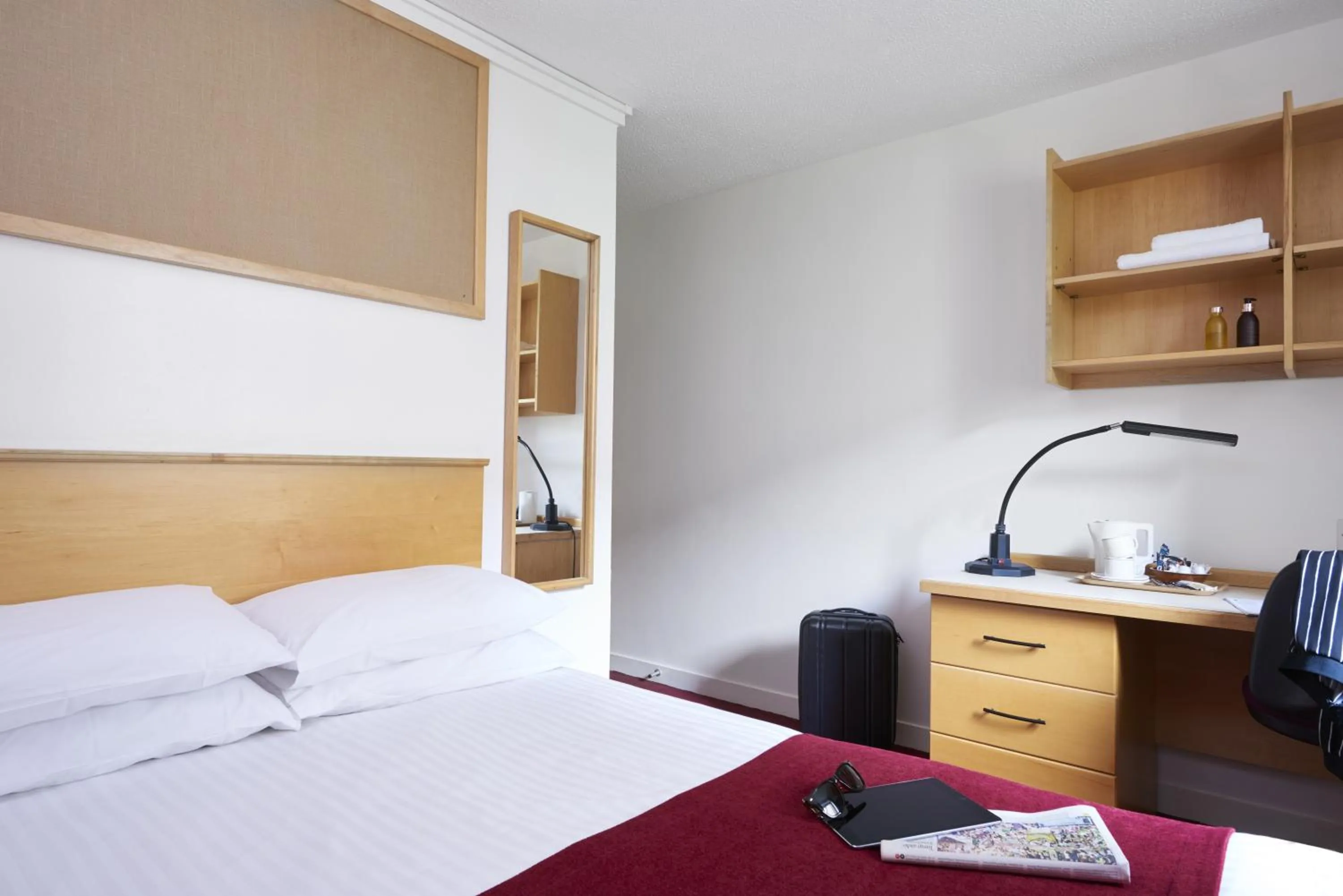 Bedroom, Bed in Agnes Blackadder Hall - Campus Accommodation