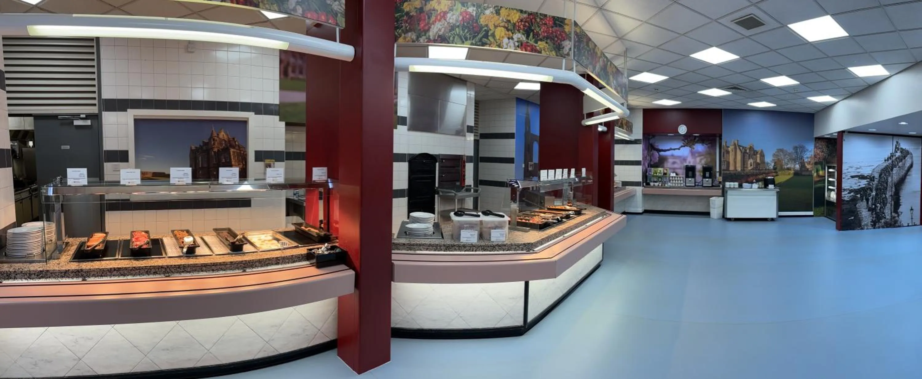 Breakfast in Agnes Blackadder Hall - Campus Accommodation