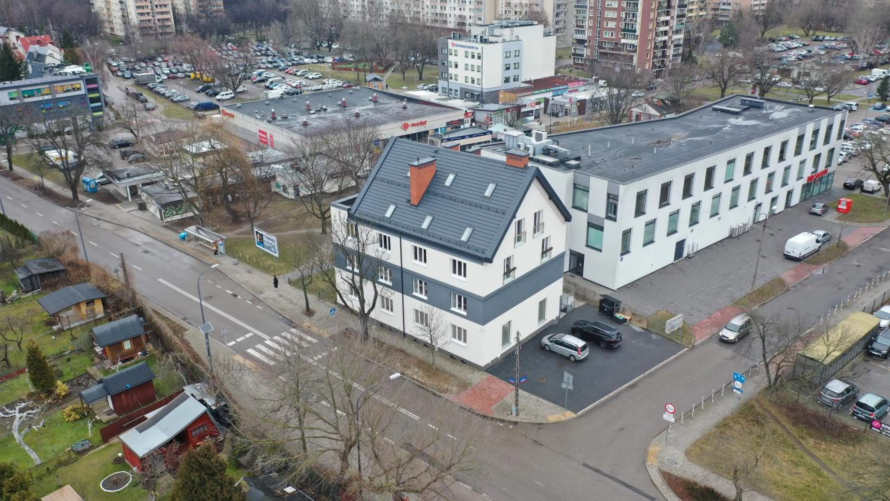 Bird's eye view in A&B Willa Klaudyny