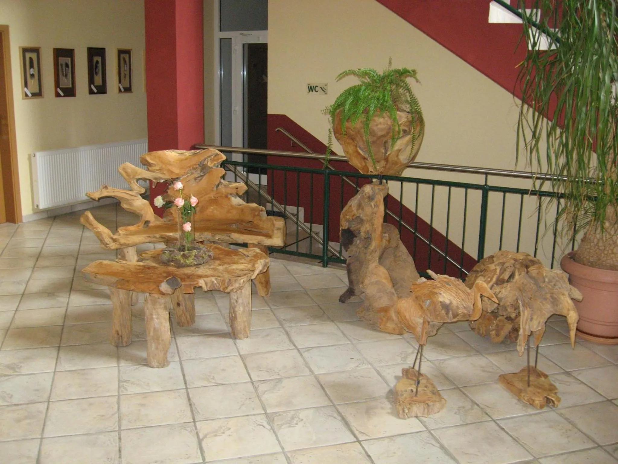 Lobby or reception in Nationalparkhotel Kranichrast