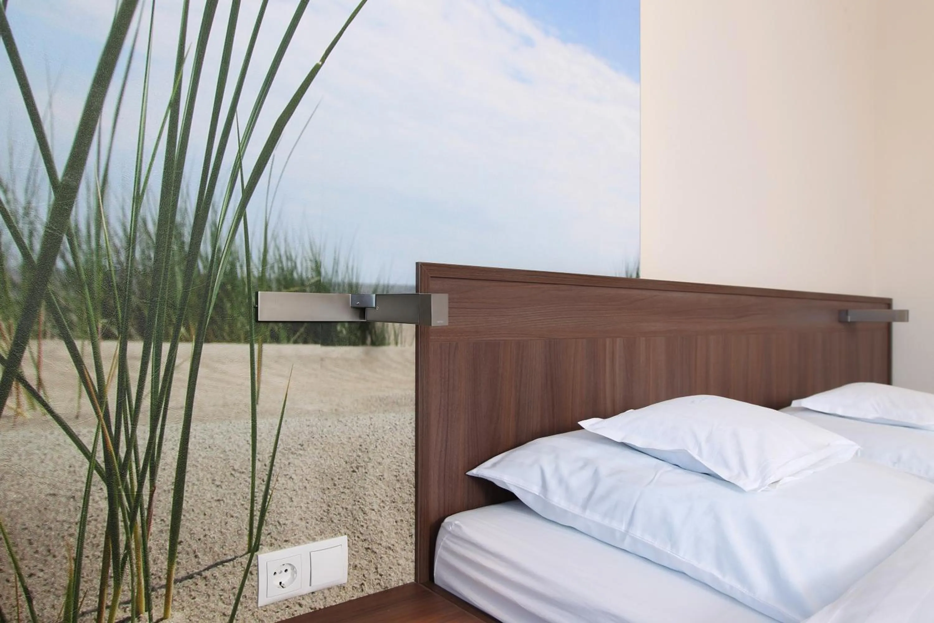 Bed in Hotel Seelust