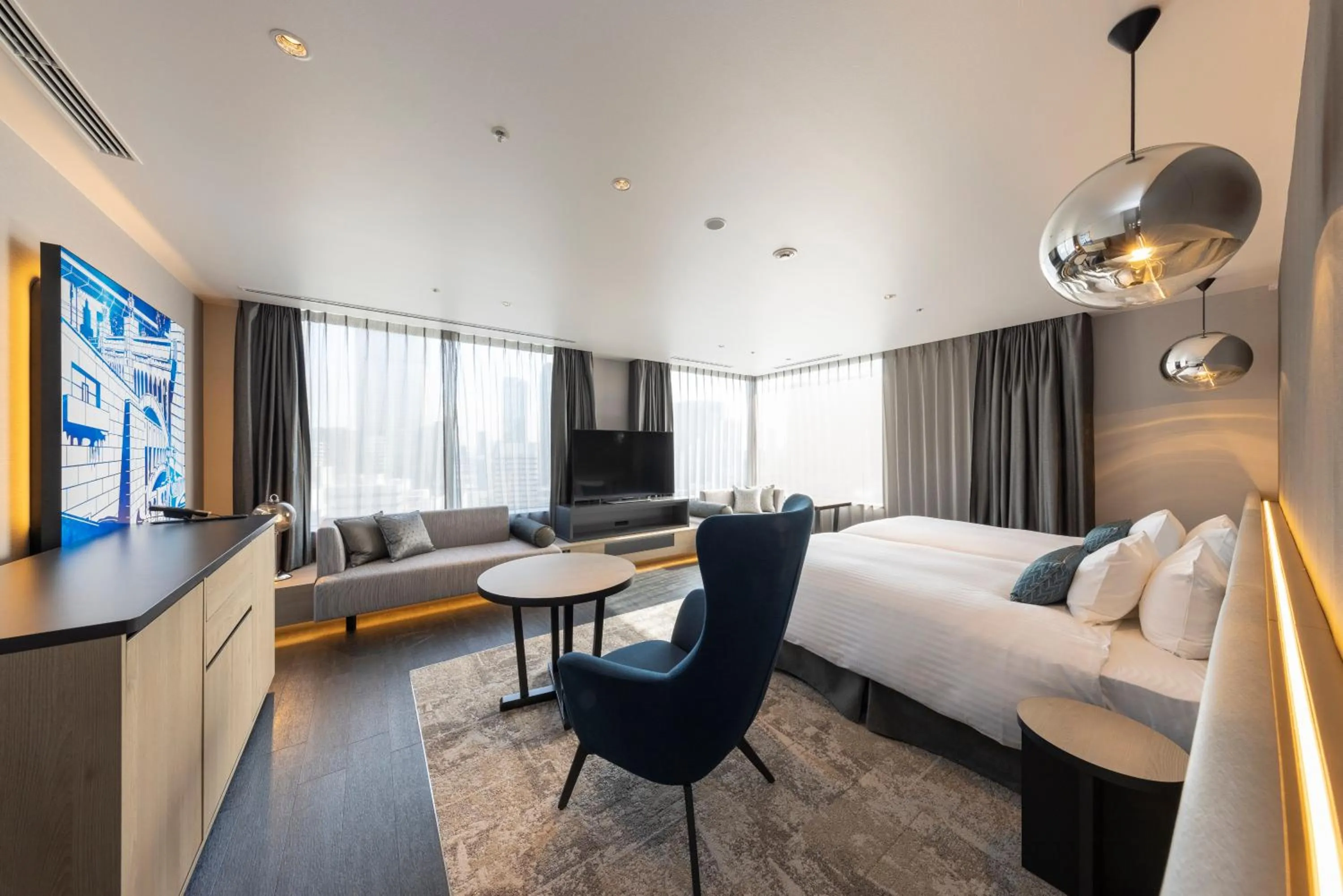 Photo of the whole room, Bed in Hotel Intergate Osaka Umeda