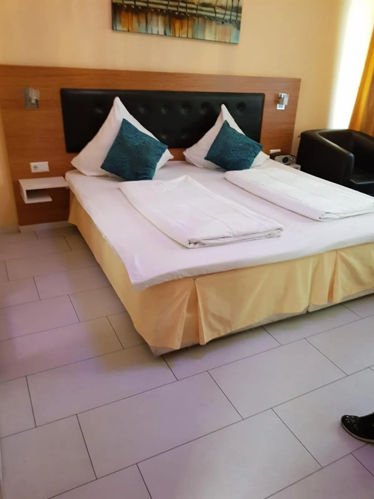 Bed in Hotel Drei Kronen