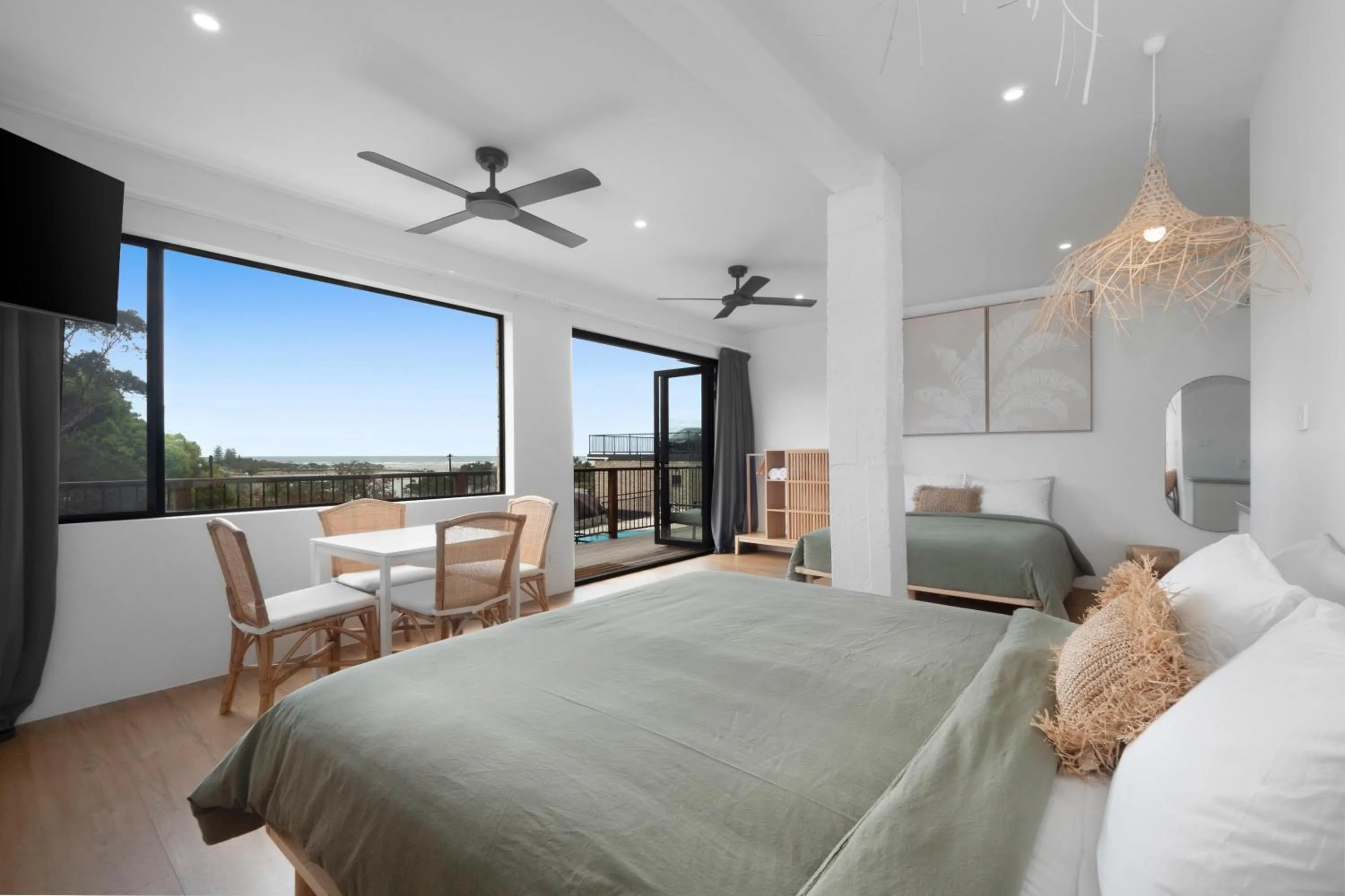 Bed in The Beach Rooms