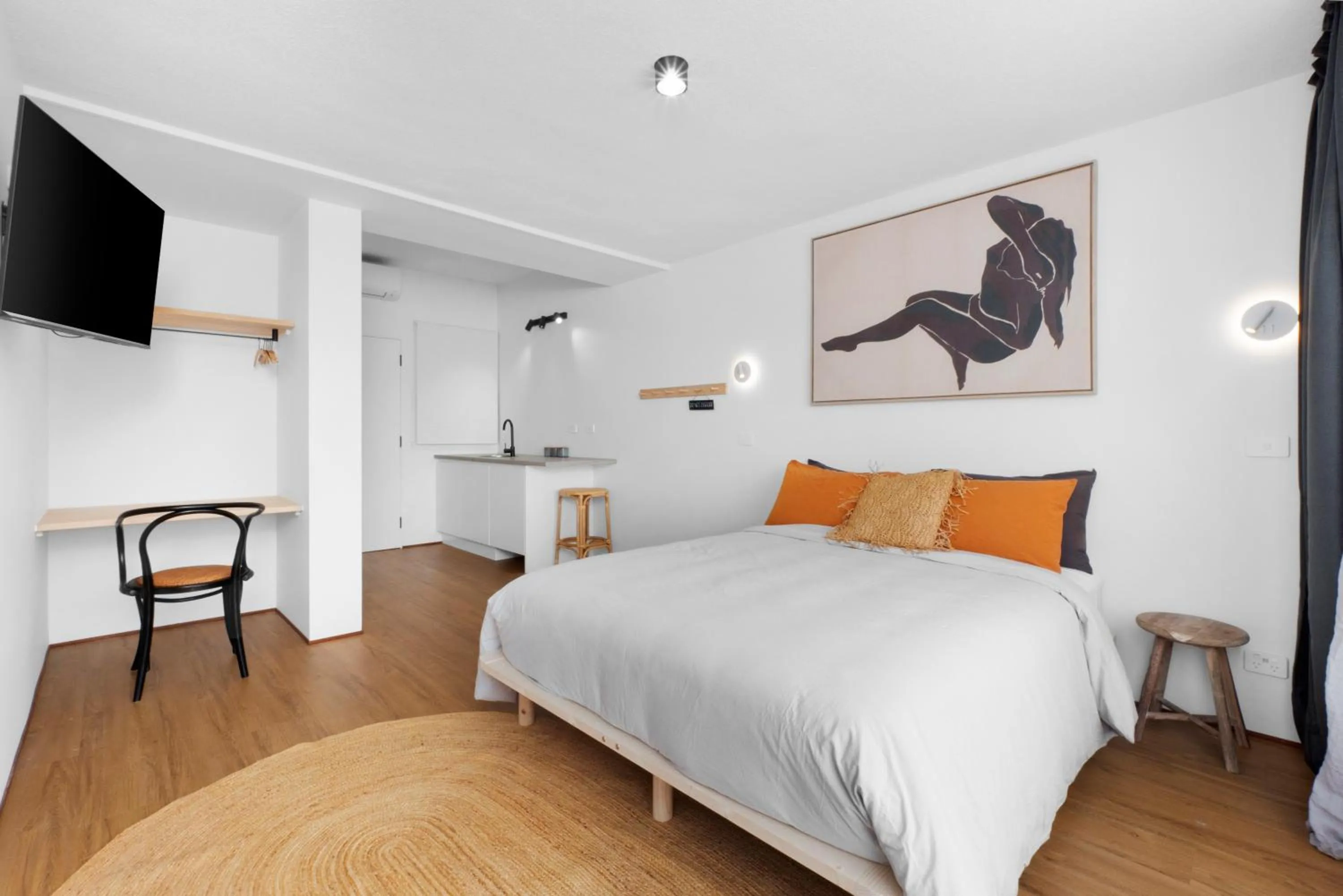 Bed in The Beach Rooms