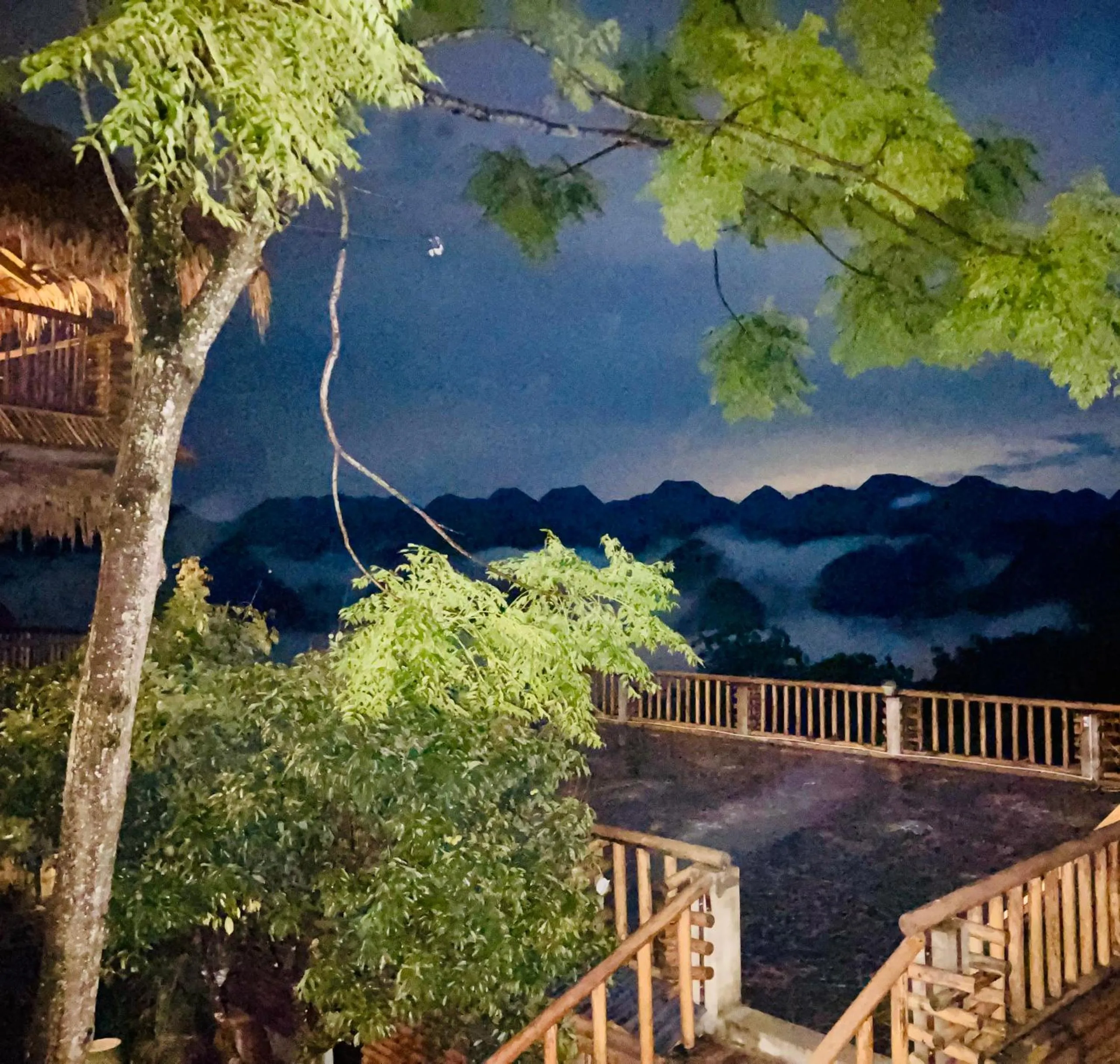 Night in Pu Luong Jungle Lodge