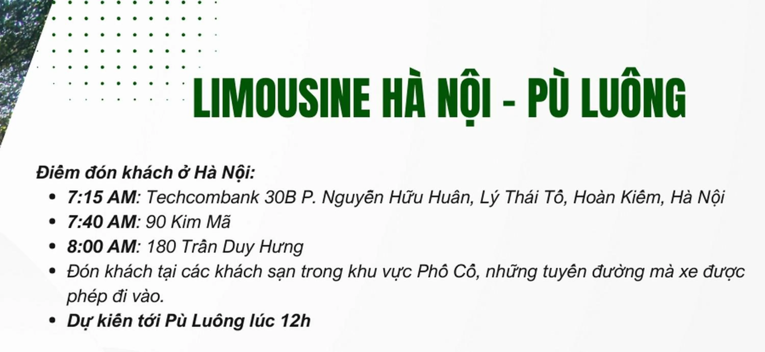 Area and facilities in Pu Luong Jungle Lodge