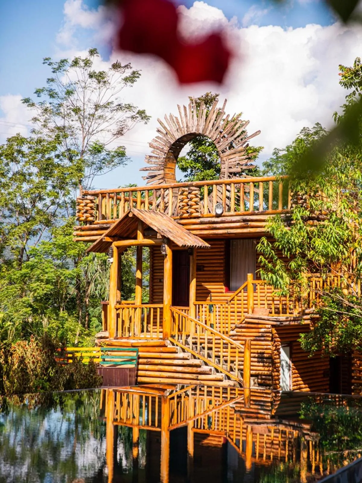 Property building in Pu Luong Jungle Lodge