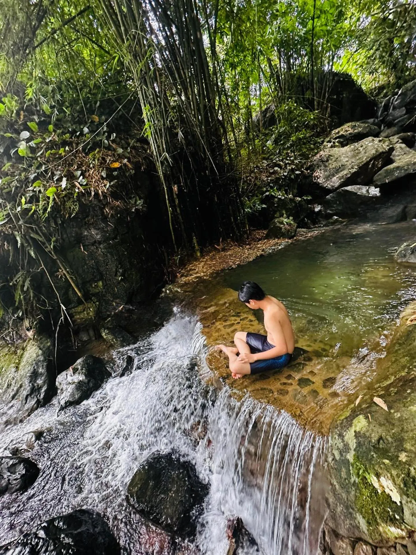 Natural landscape in Pu Luong Jungle Lodge