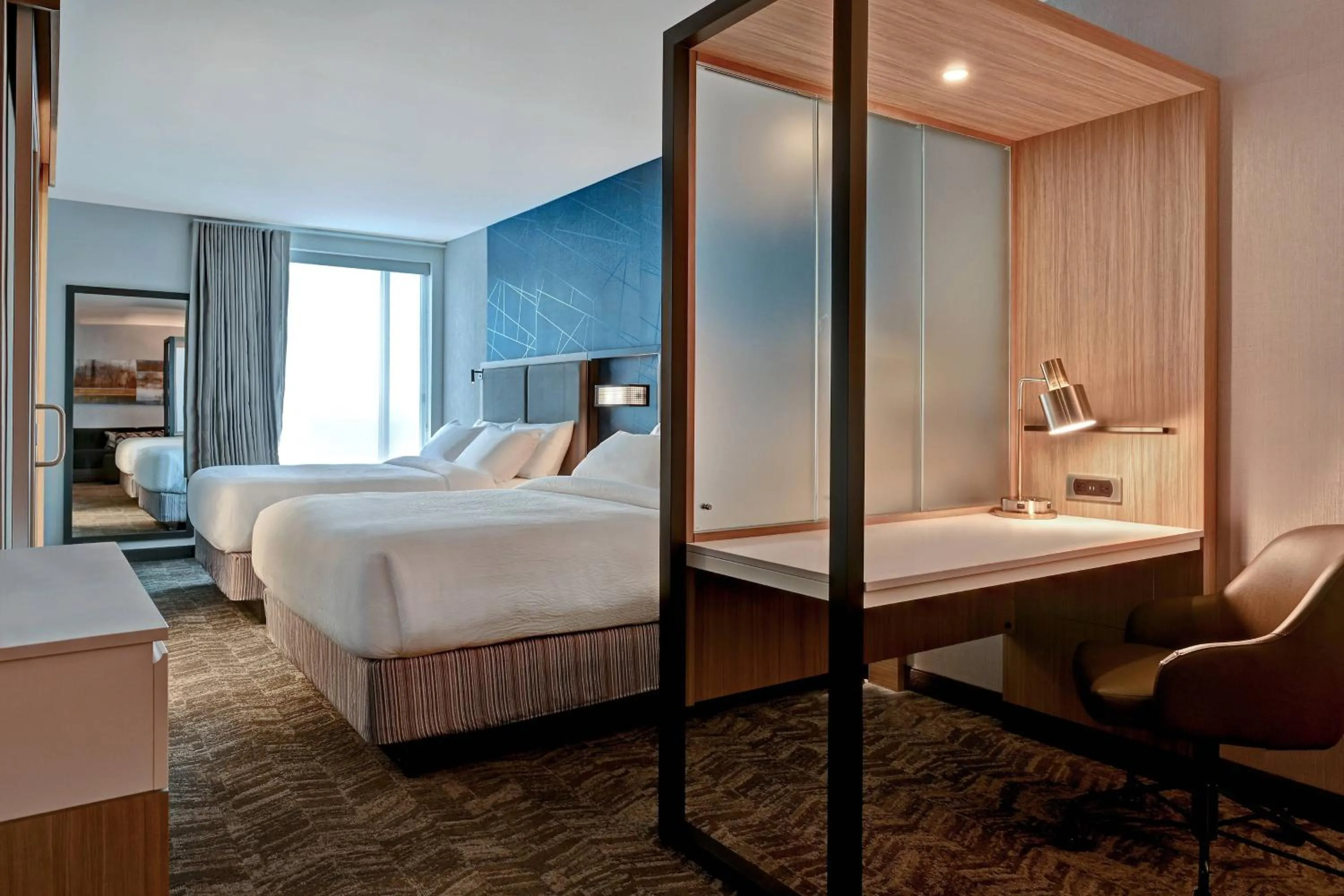 Bedroom, Bed in SpringHill Suites by Marriott Albuquerque University Area