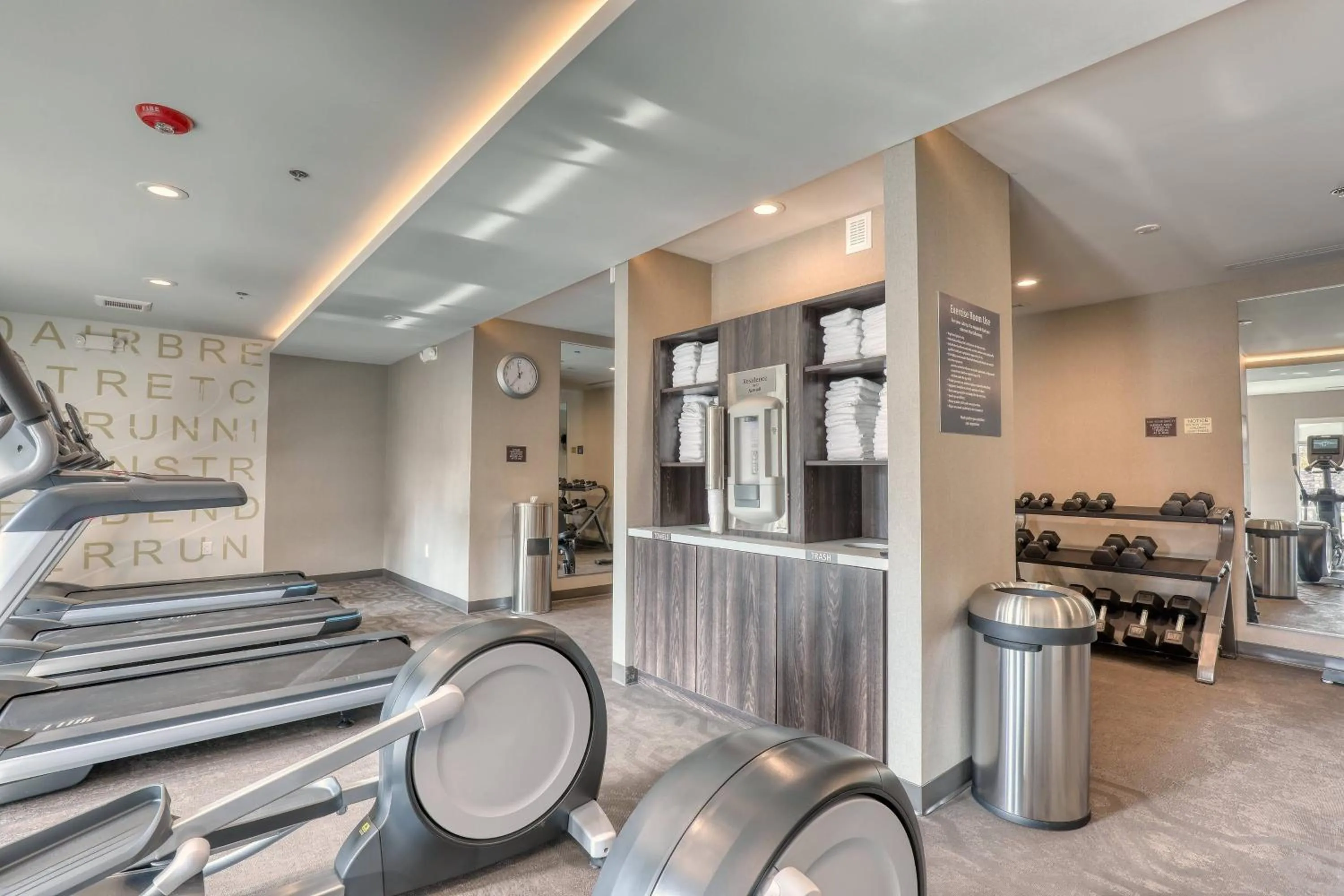 Fitness centre/facilities in Residence Inn by Marriott Providence Lincoln