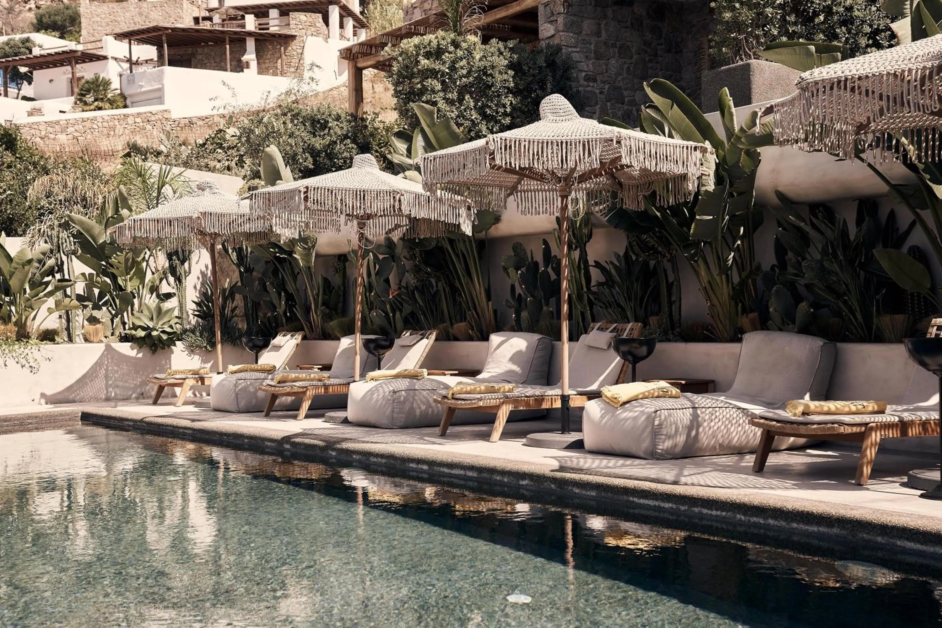 Swimming pool in Amyth of Mykonos Agios Stefanos