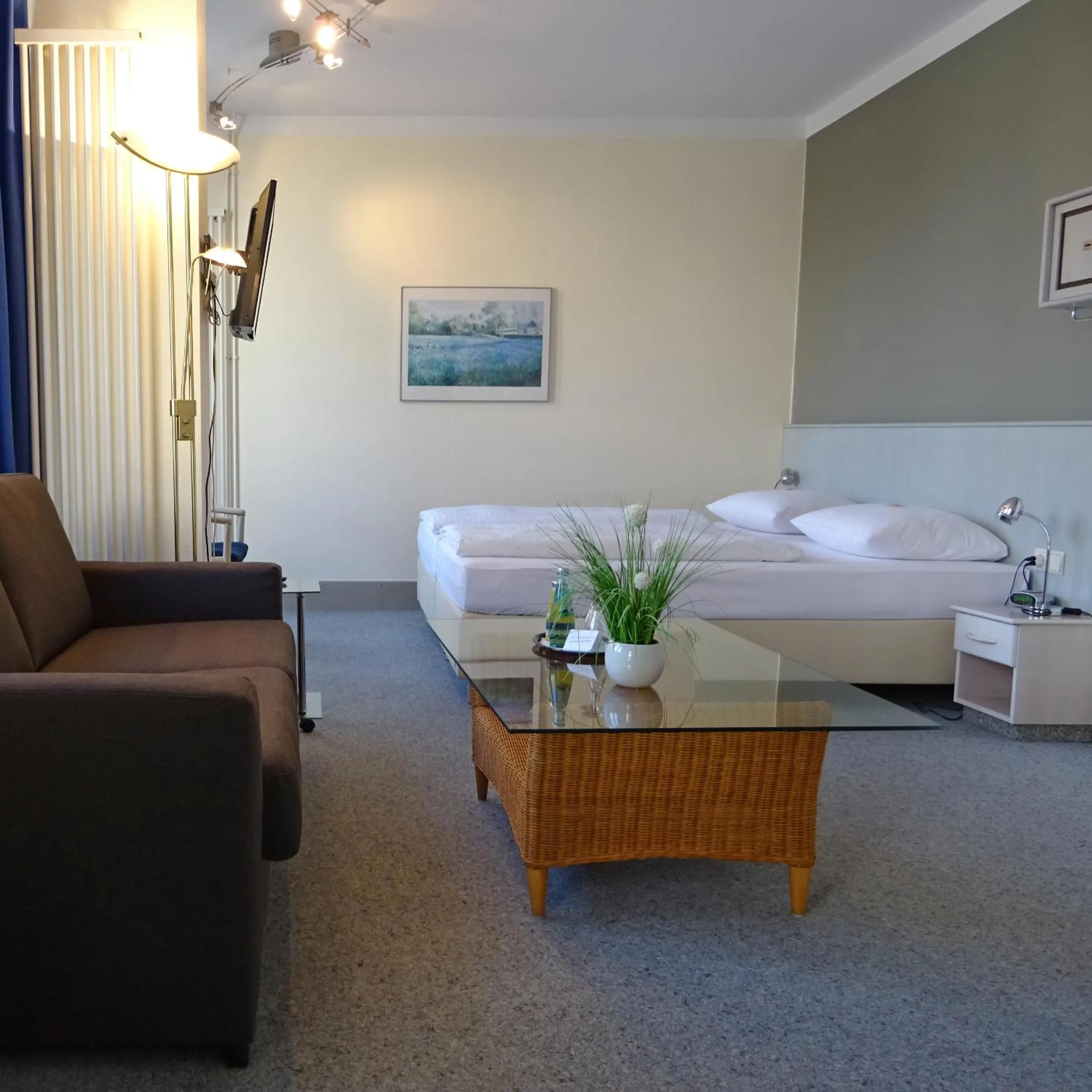 Photo of the whole room, Bed in Hotel St.-Michaels-Heim