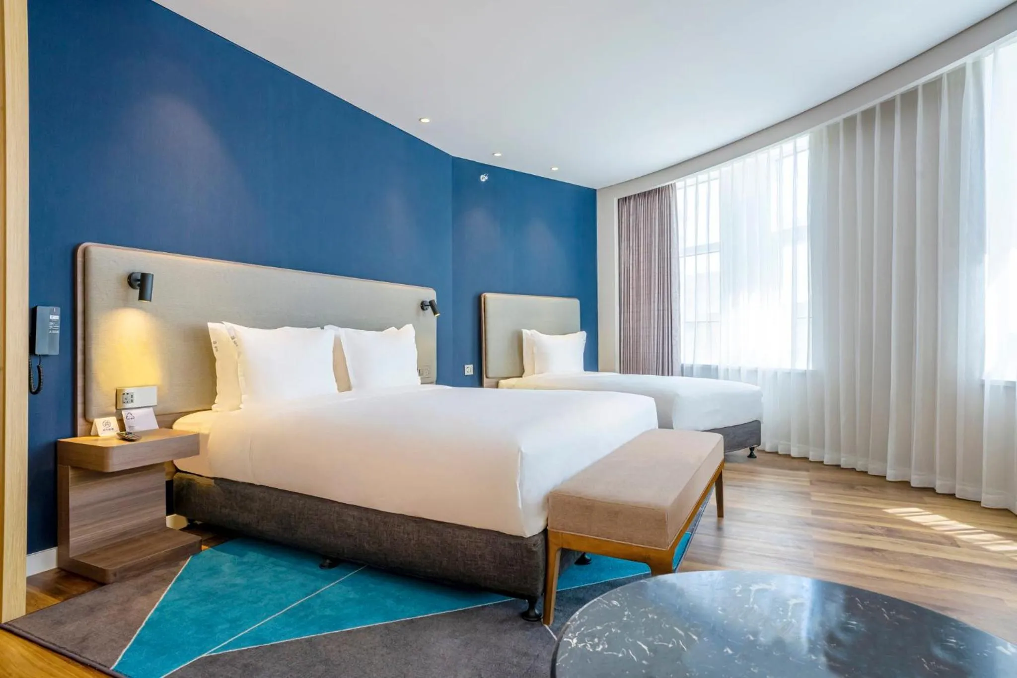 Photo of the whole room, Bed in Holiday Inn Express Urumqi Station by IHG