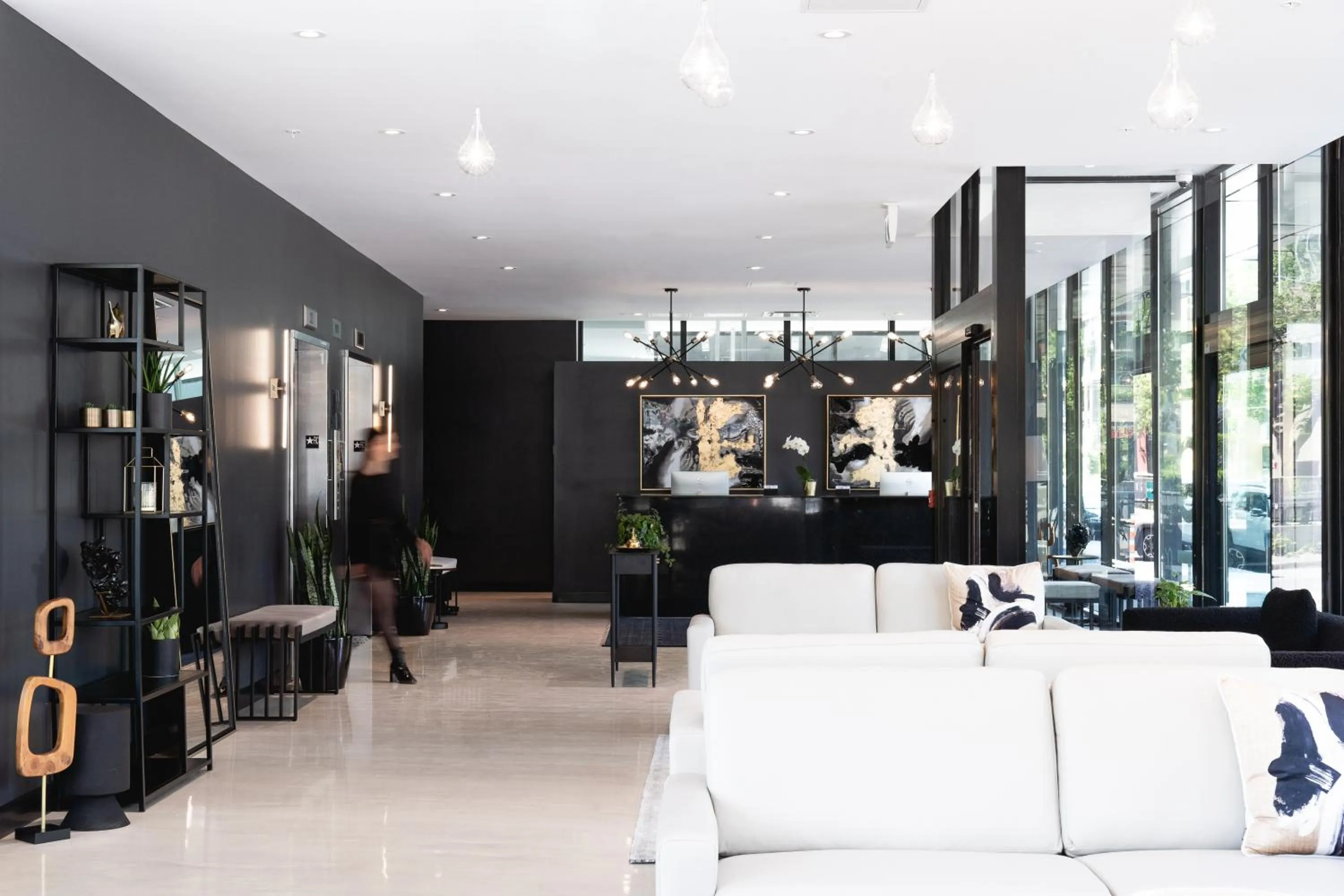 Lobby or reception in Griffintown Hôtel