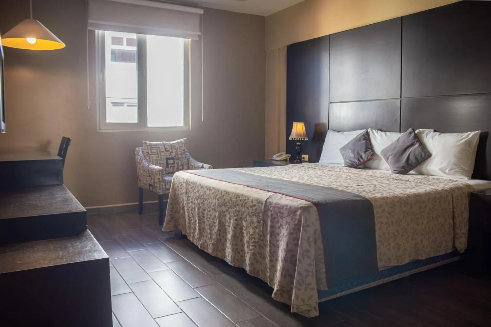 Bed in Hotel Las Iglesias, Cholula