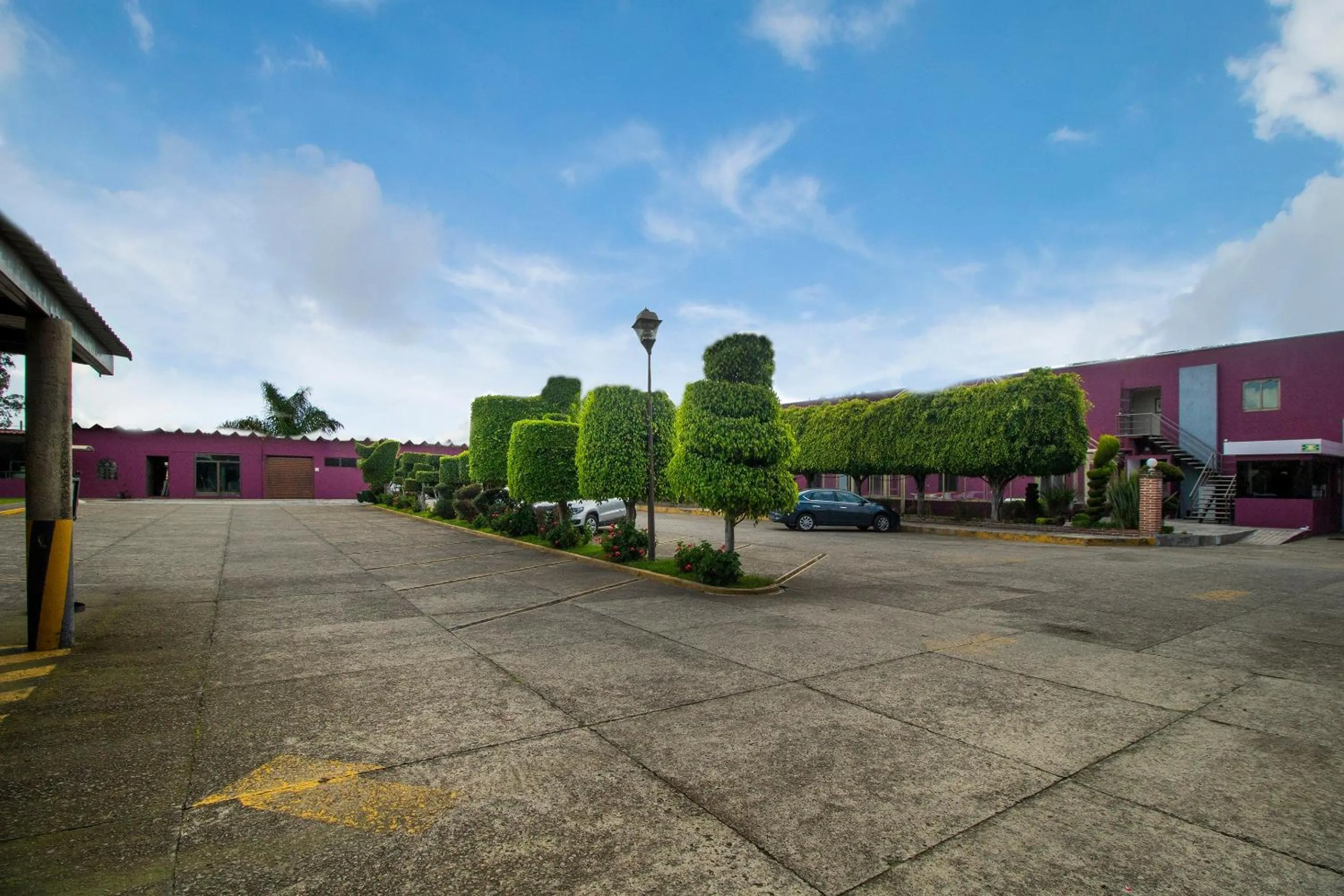On site in Hotel Las Iglesias, Cholula