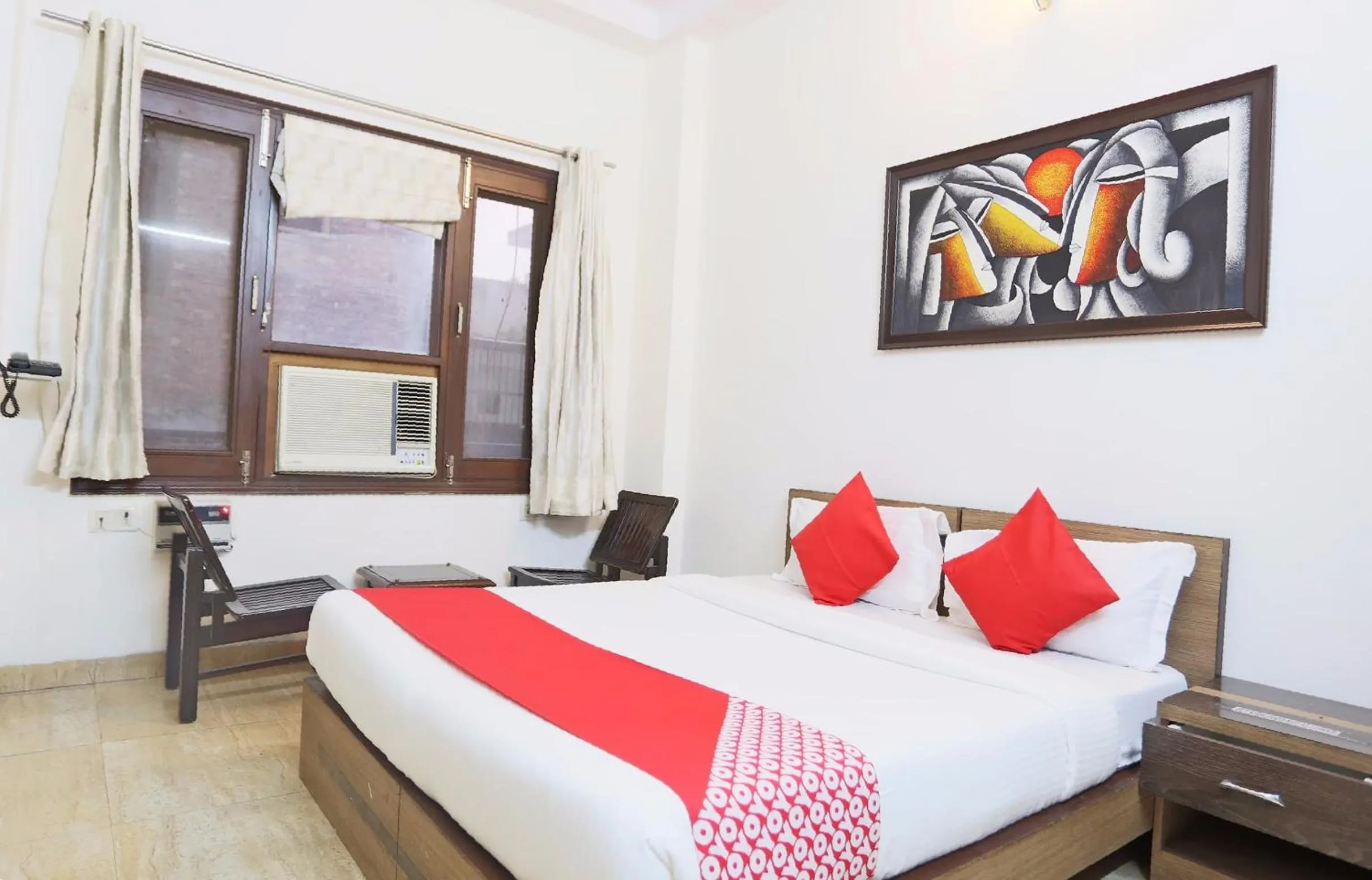 Bathroom, Bed in Hotel O New Raj Kamal