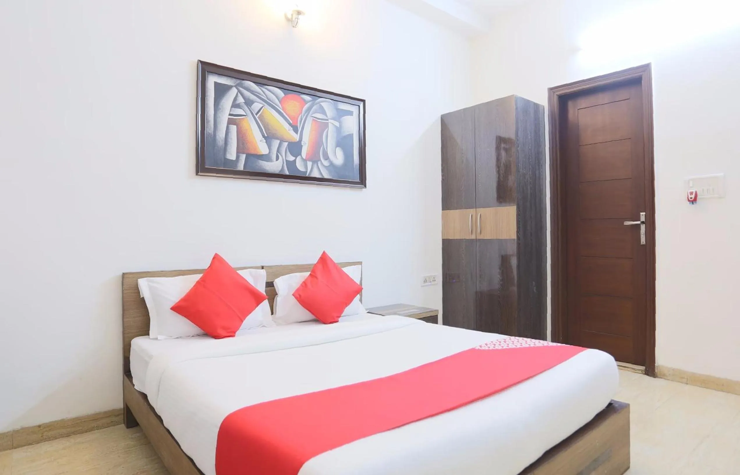 Bedroom, Bed in Hotel O New Raj Kamal