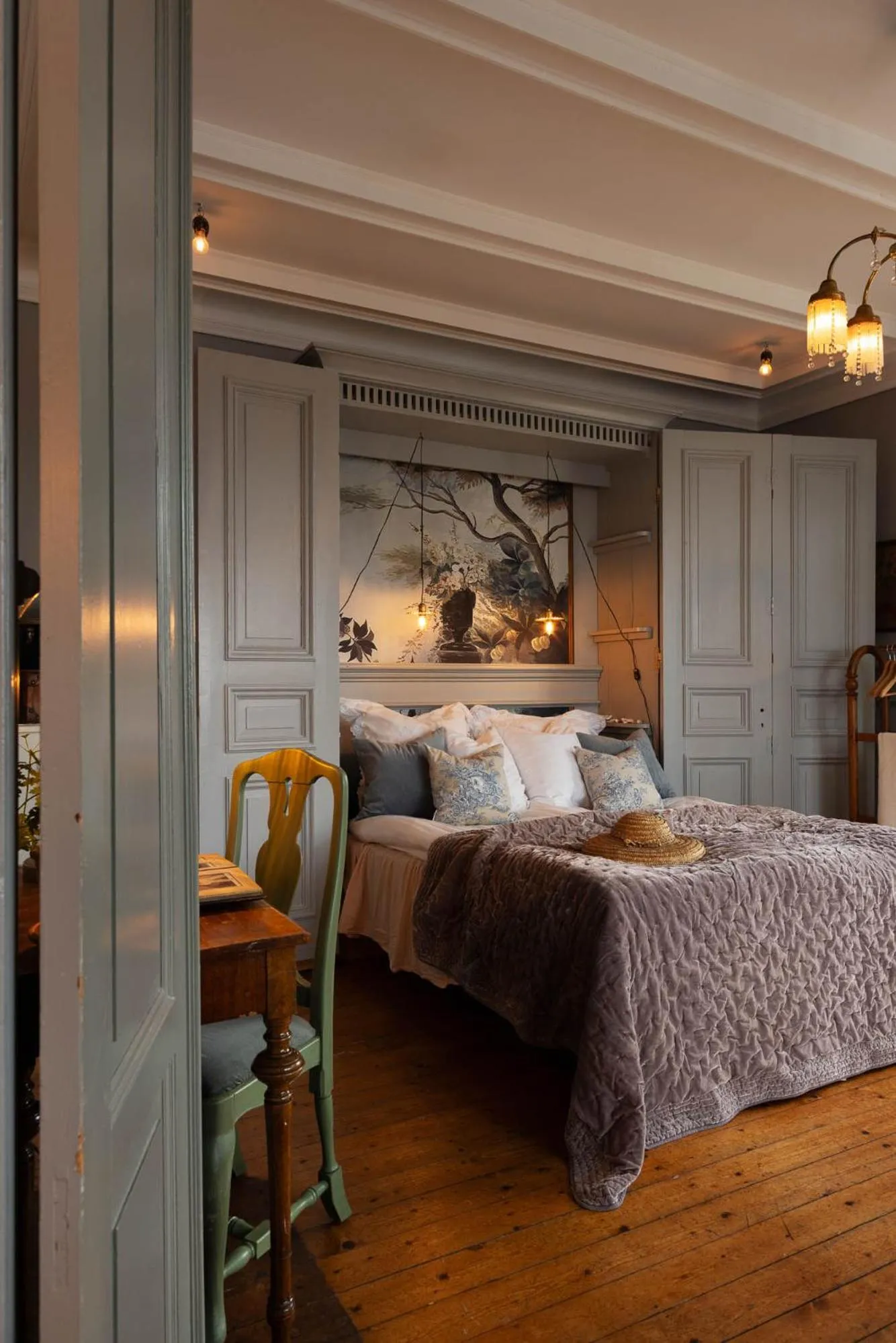 Property building, Bed in Strandflickornas Annex Gula Villan