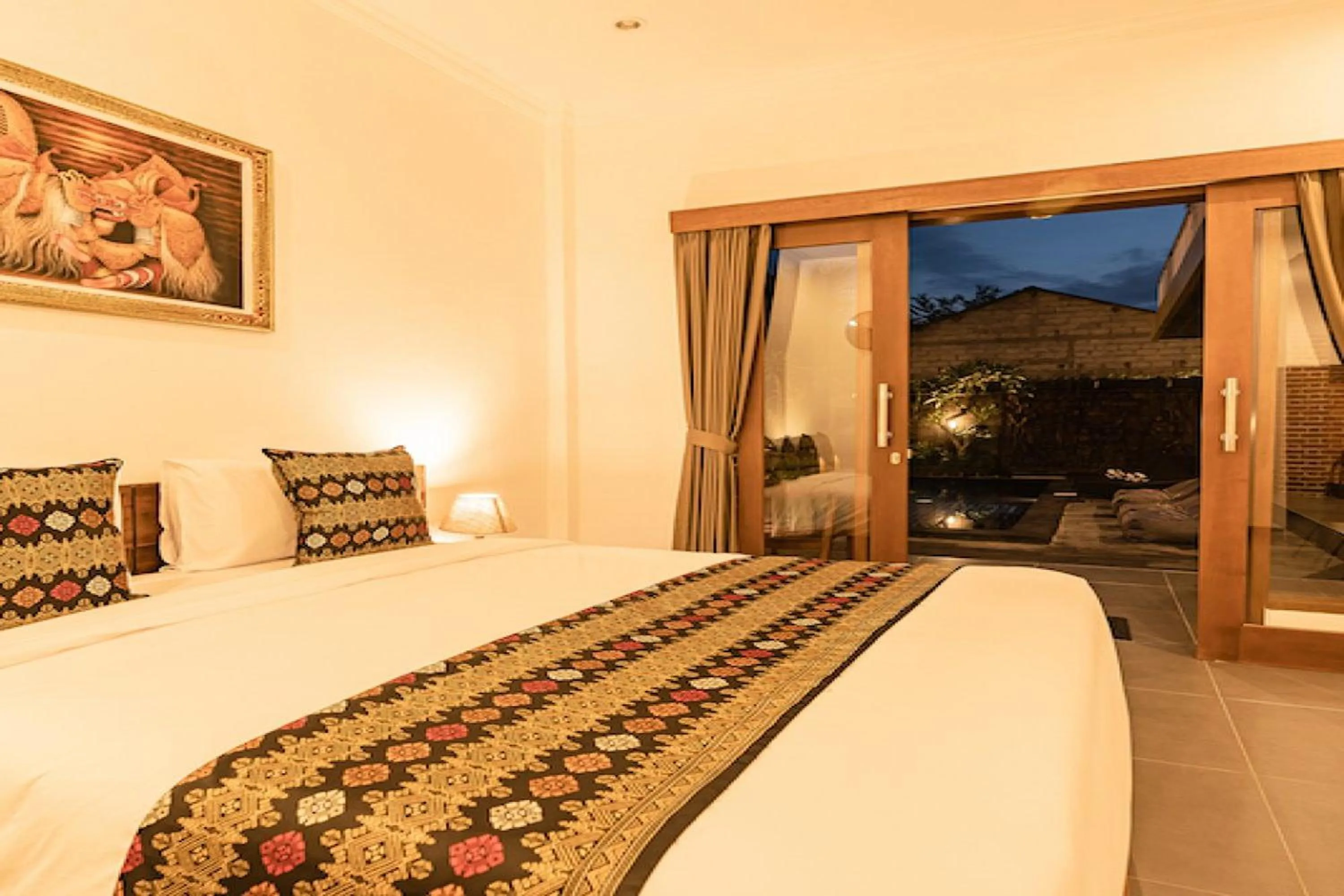 Bedroom, Bed in D'Meten Guest House Canggu