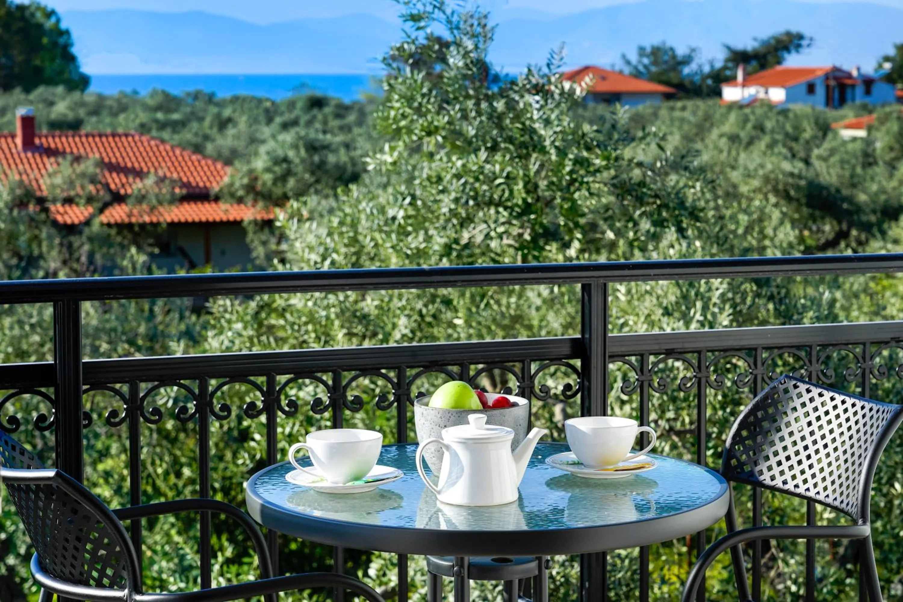 Balcony/Terrace in Nefeli Fresh Hotel by Del Mare