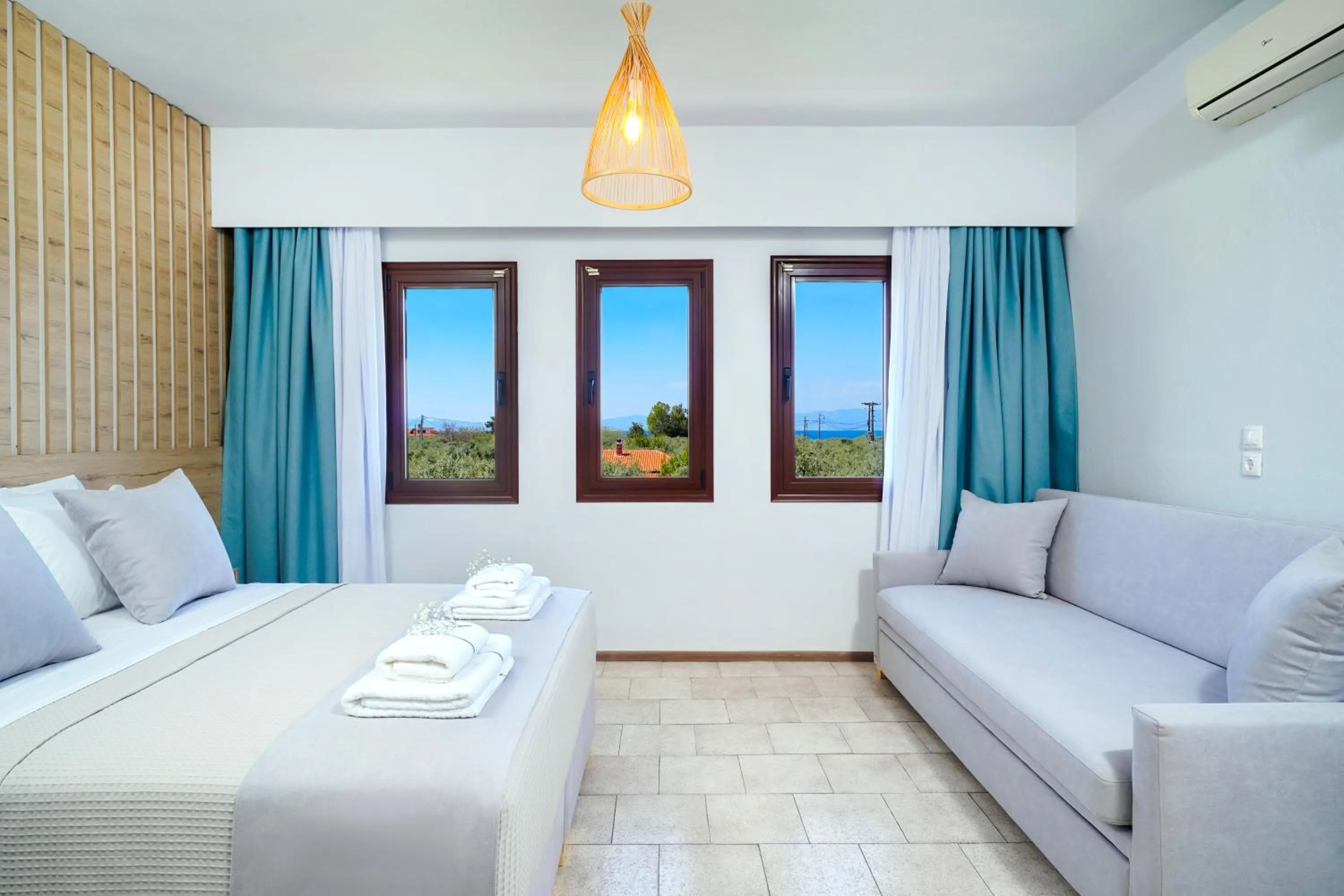 Photo of the whole room, Bed in Nefeli Fresh Hotel by Del Mare