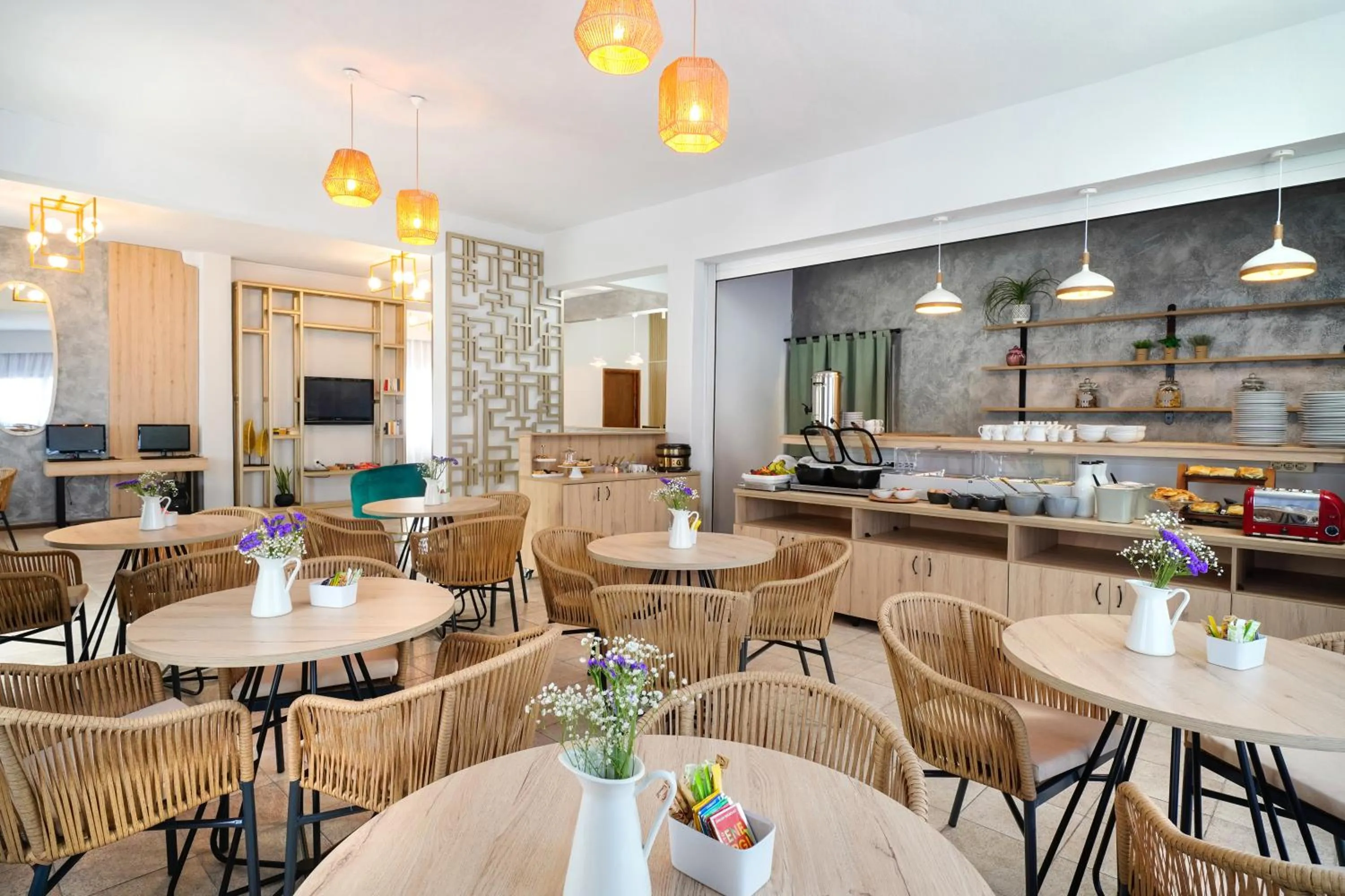 Lounge or bar in Nefeli Fresh Hotel by Del Mare