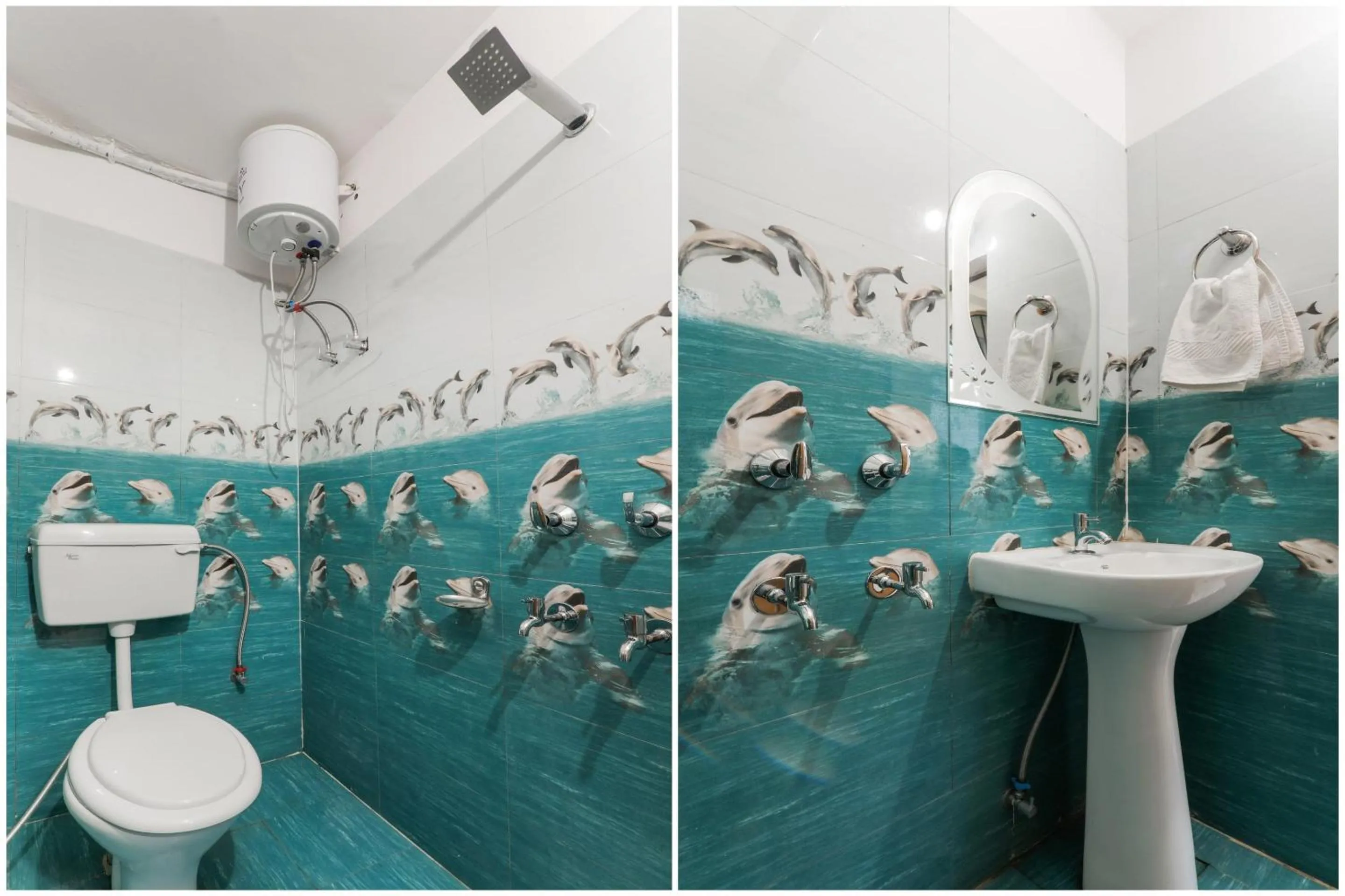 Bathroom in Super Hotel O Aastha Near Chaudhary Charan Singh International Airport