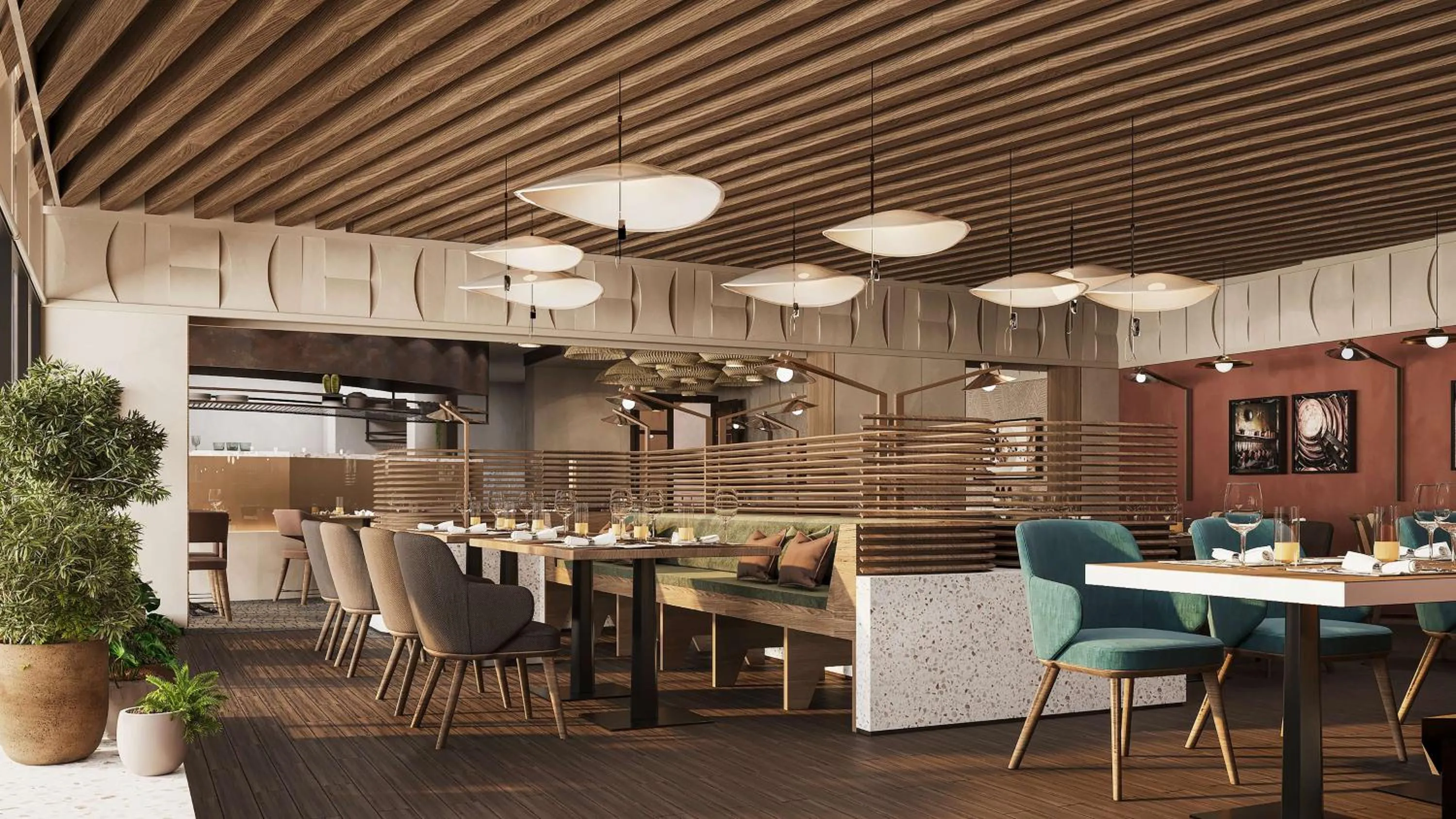 Restaurant/places to eat in Park Inn by Radisson, Riyadh