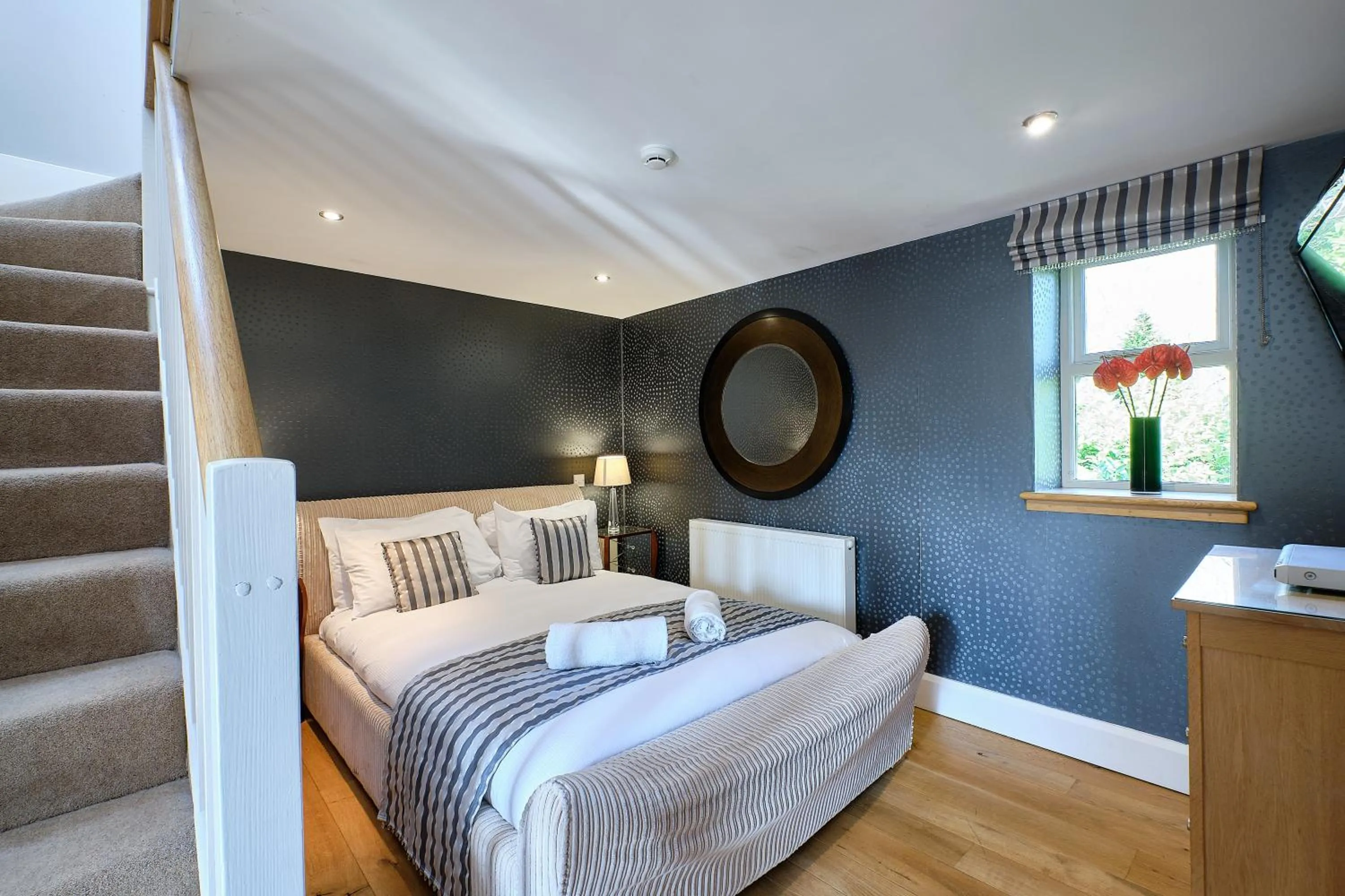 Bedroom, Bed in Grassington Lodge