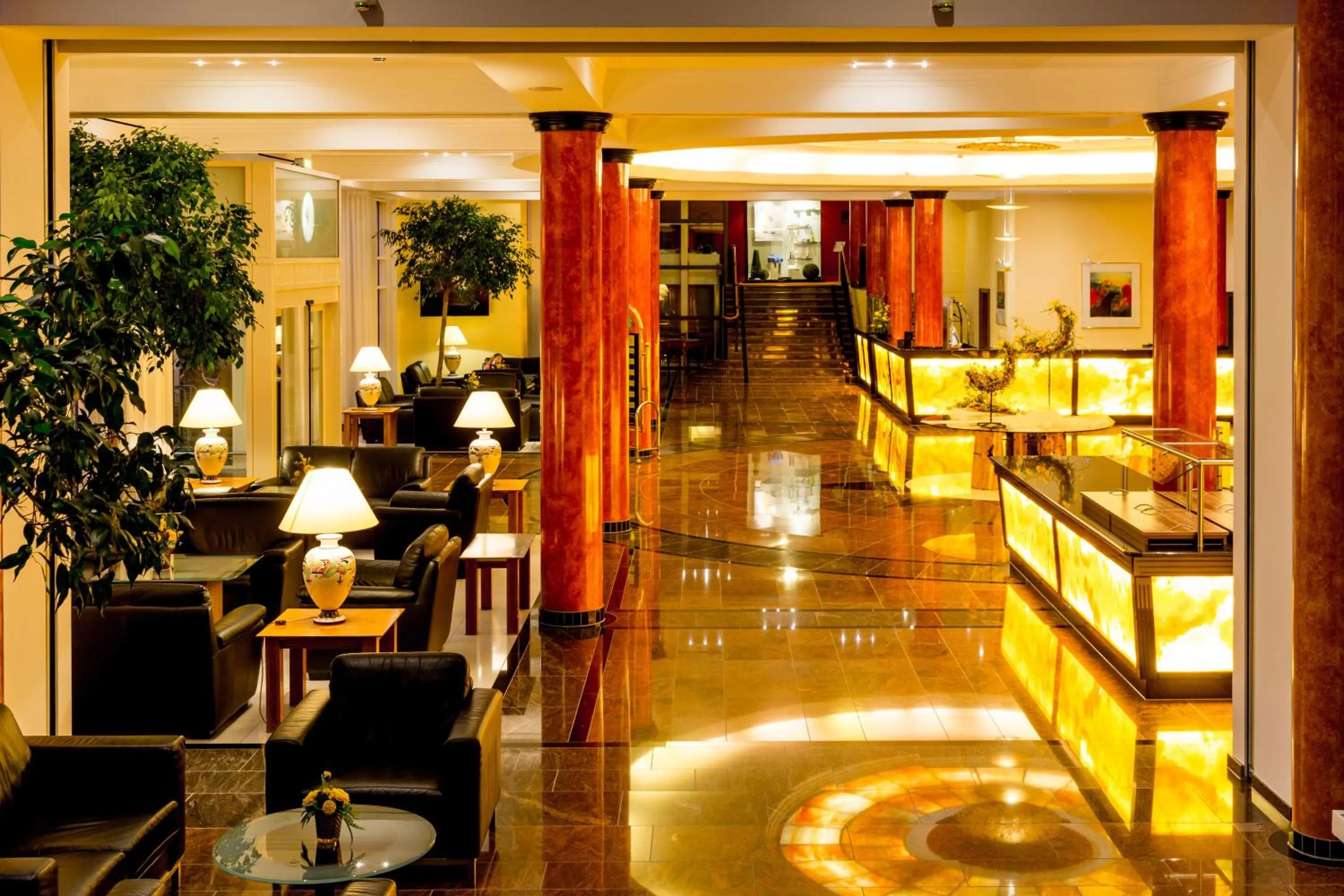 Lobby or reception in Dorint Herrenkrug Parkhotel Magdeburg