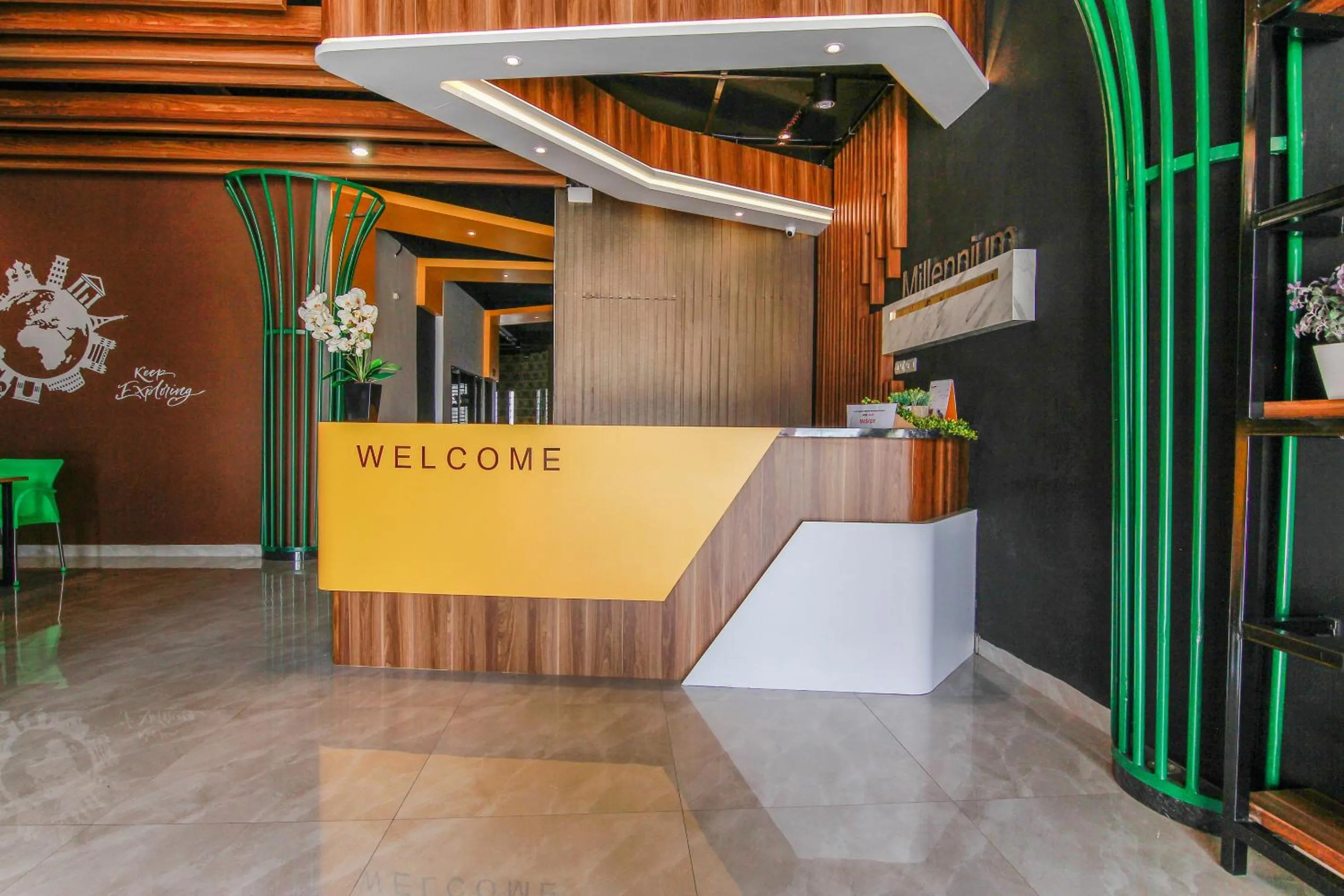 Lobby or reception in Capital O 3476 Millenium Inn