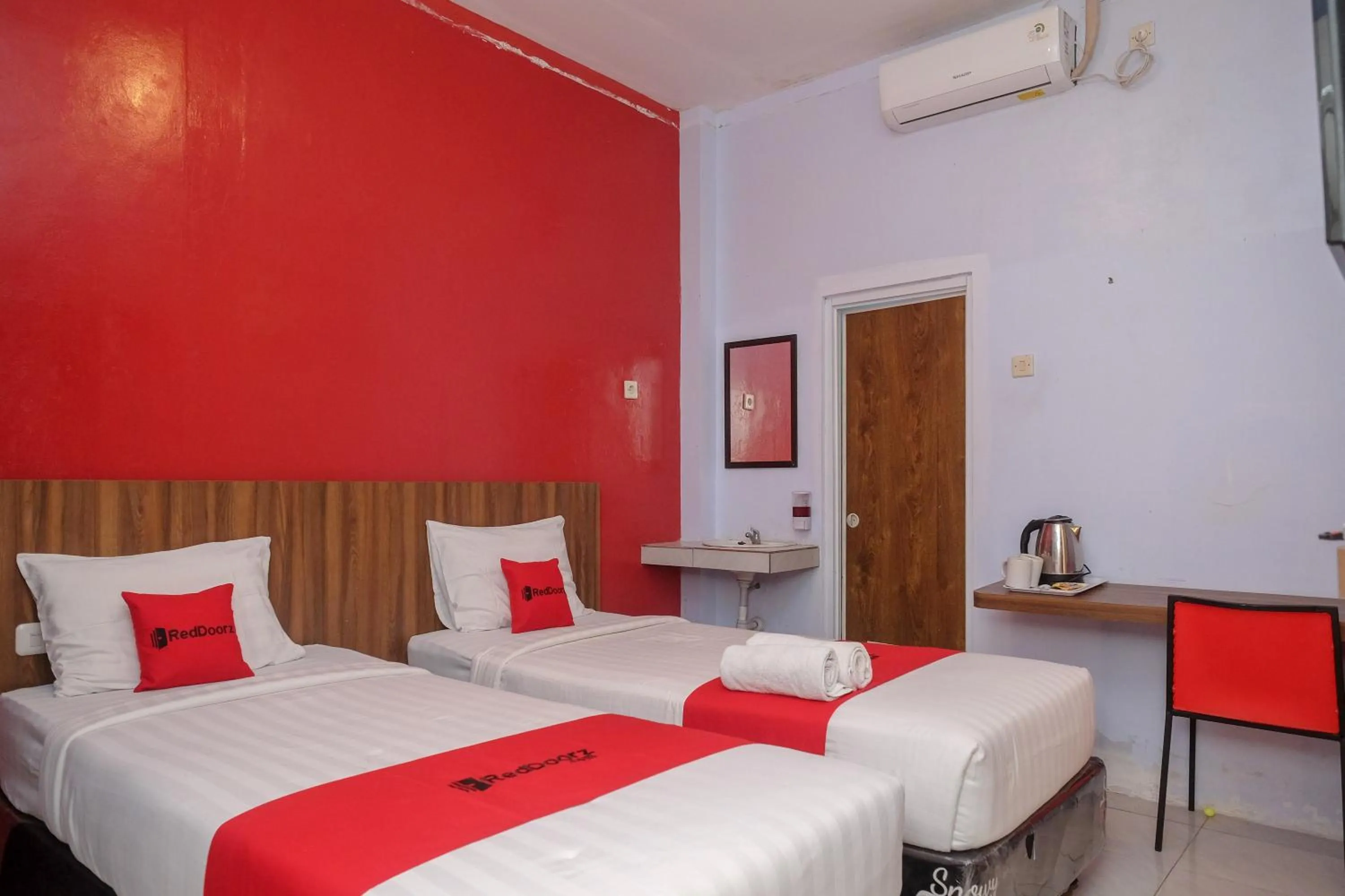 Bed in RedDoorz At Pondok Eyang Obi Sleman